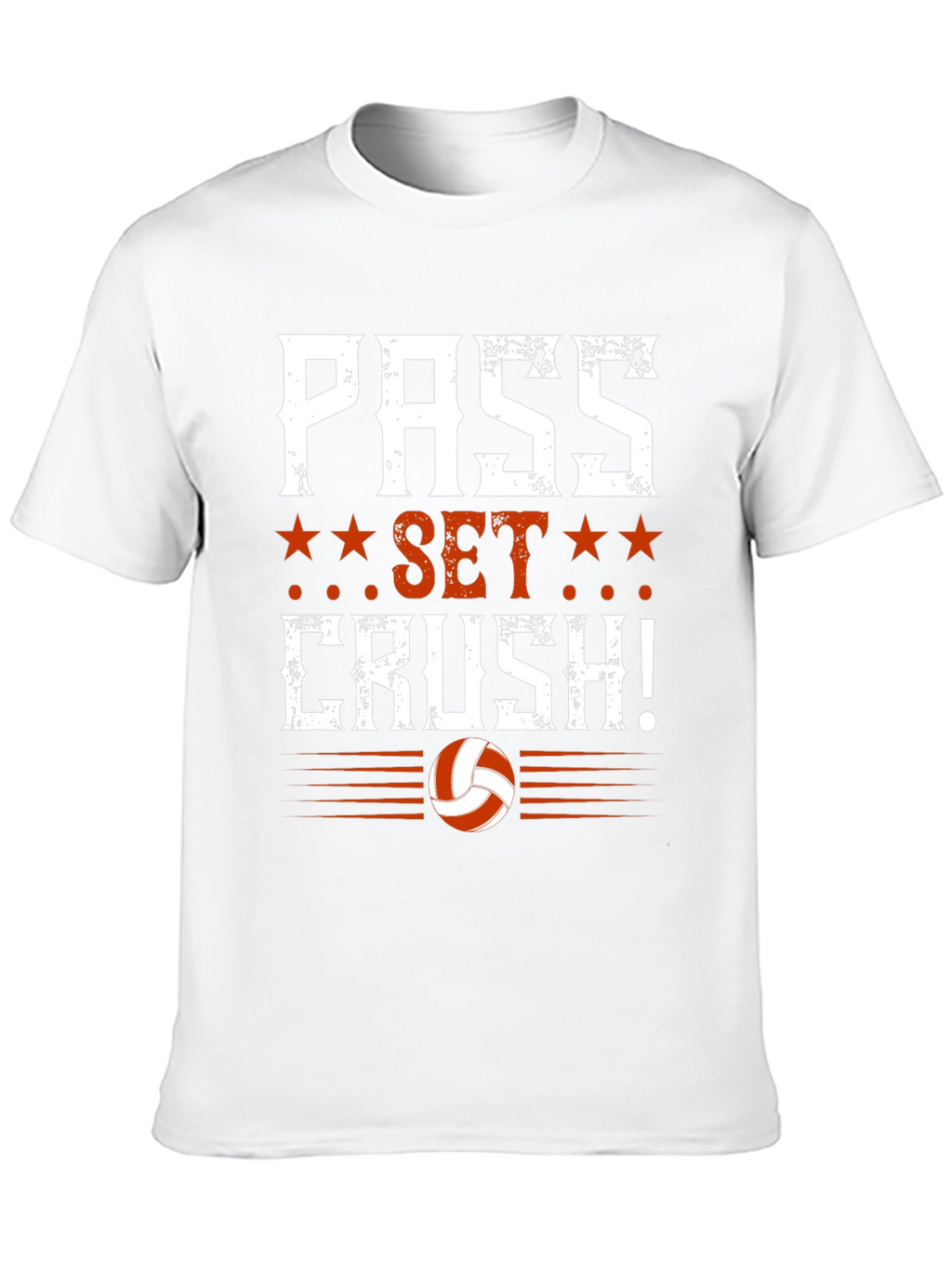 Volleyball Pass Set Crush Graphic T-Shirt