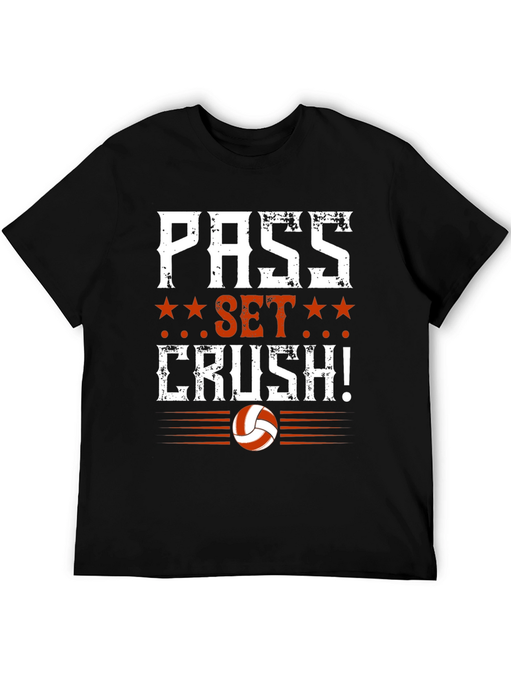 Volleyball Pass Set Crush Graphic T-Shirt