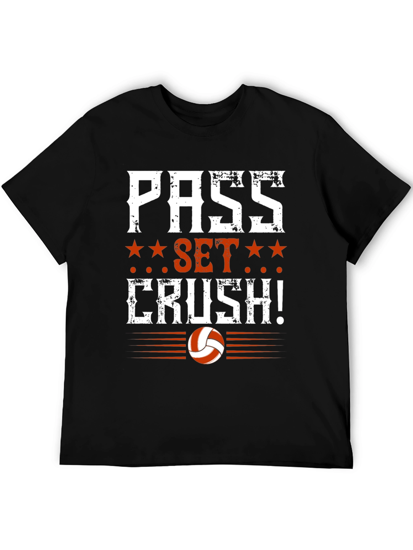 Volleyball Pass Set Crush Graphic T-Shirt