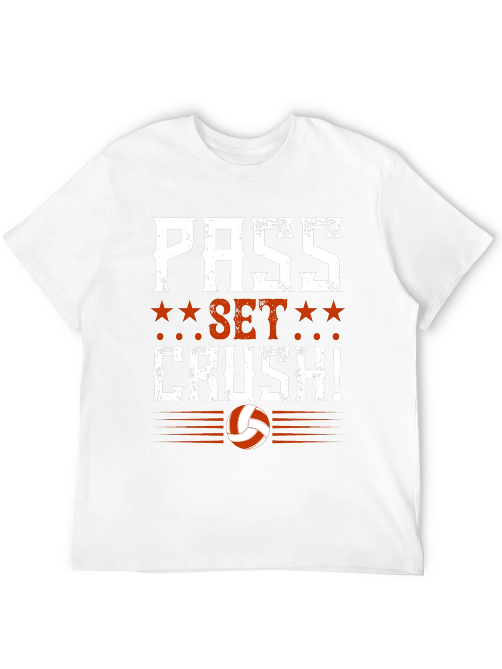 Volleyball Pass Set Crush Graphic T-Shirt