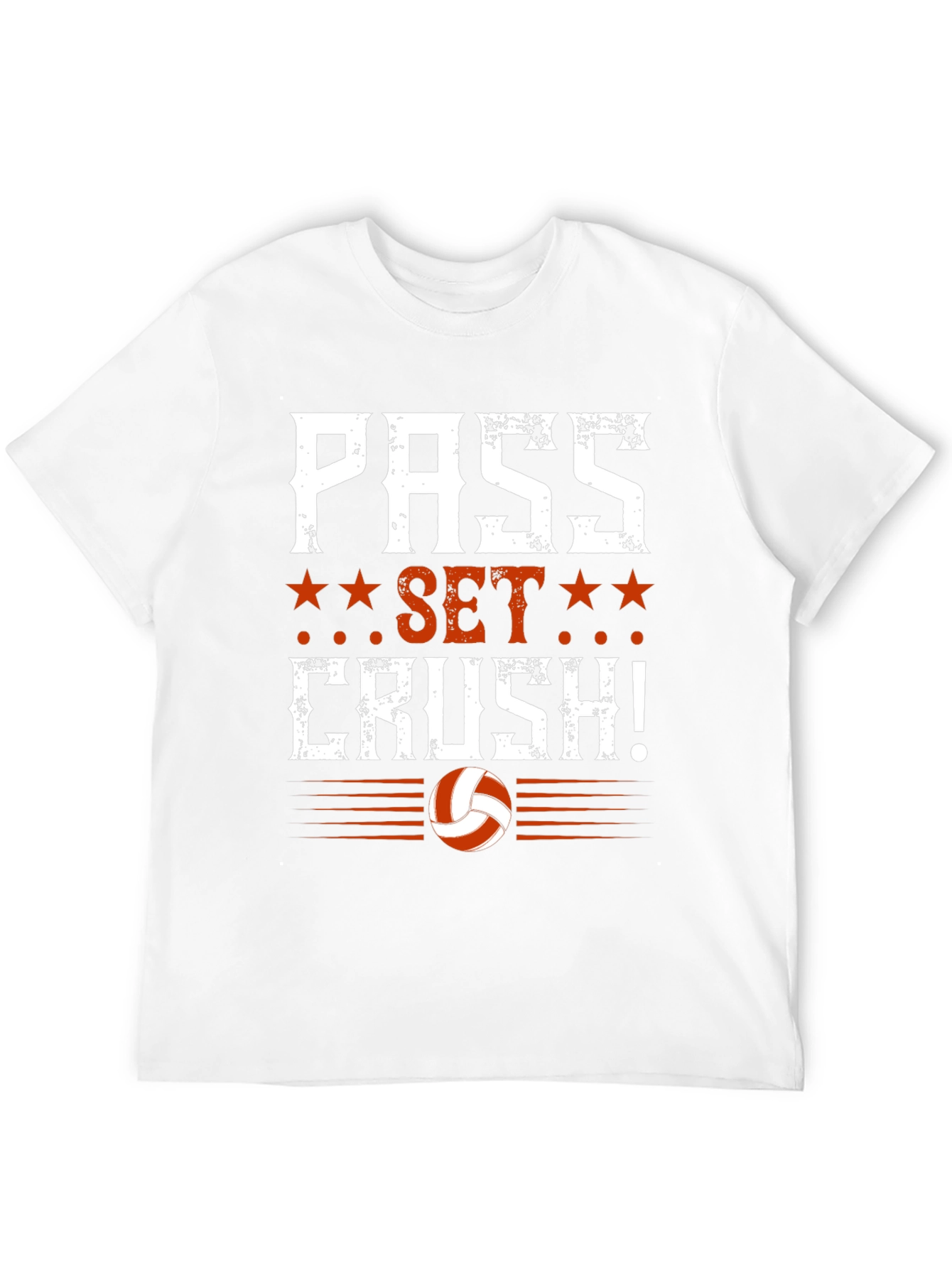 Volleyball Pass Set Crush Graphic T-Shirt