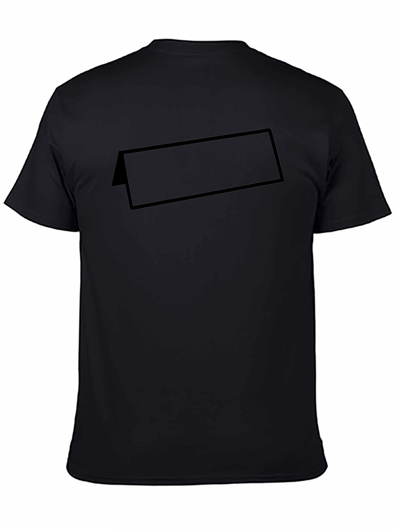 Mens Black Casual Short Sleeve T-Shirt