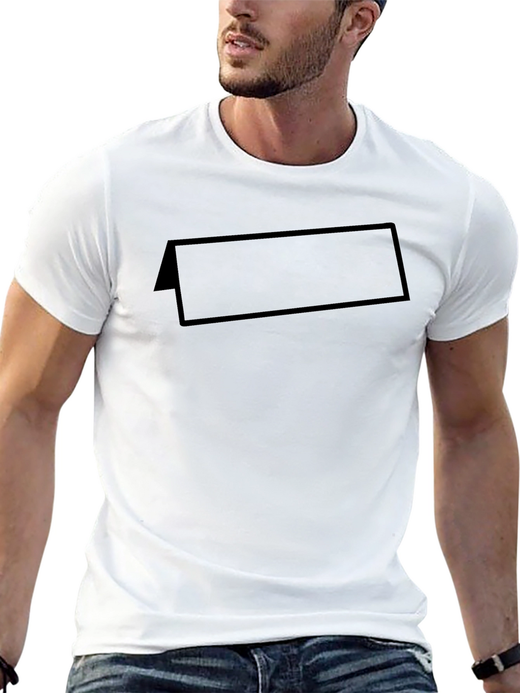 Mens Black Casual Short Sleeve T-Shirt