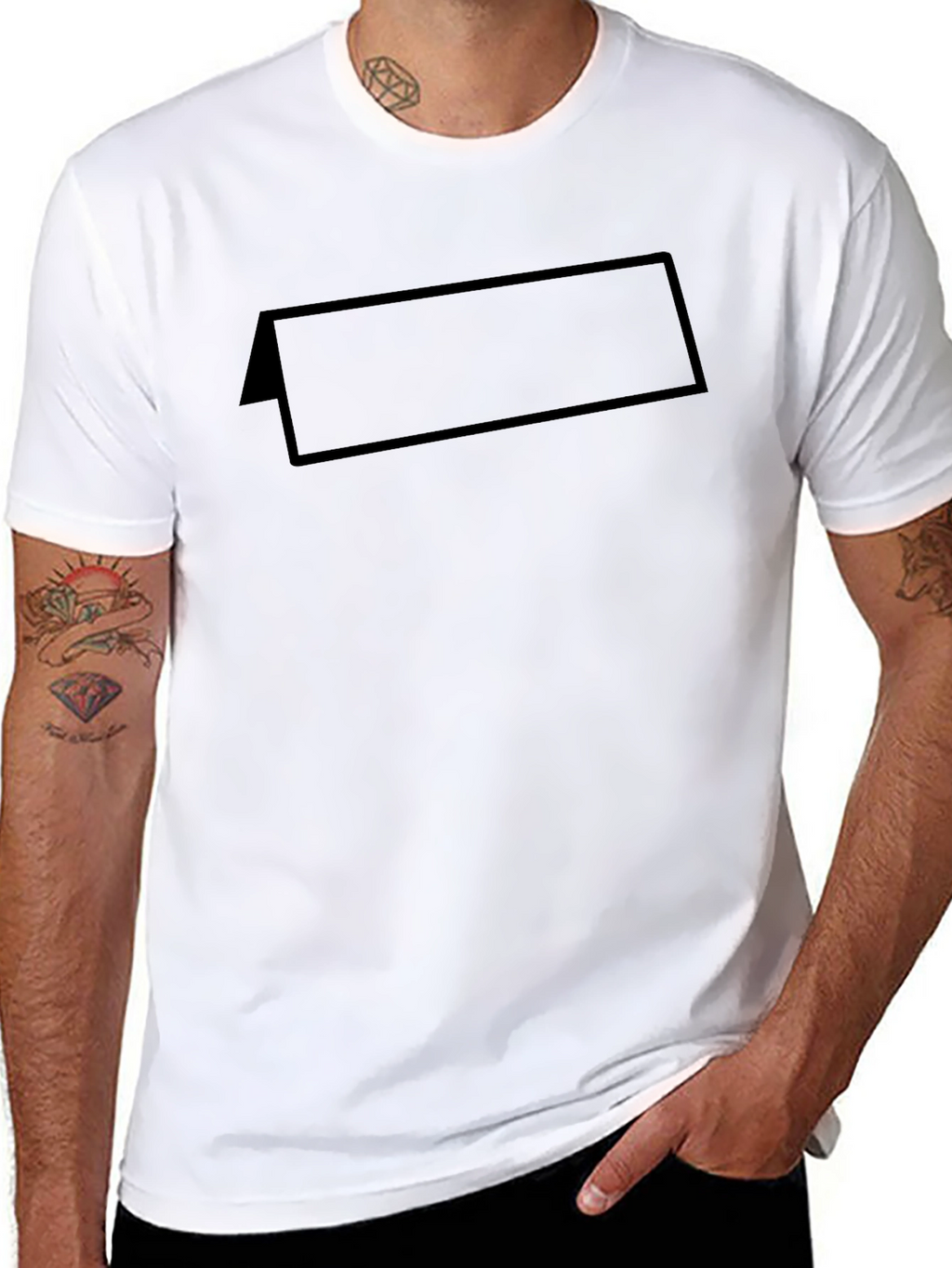 Mens Black Casual Short Sleeve T-Shirt