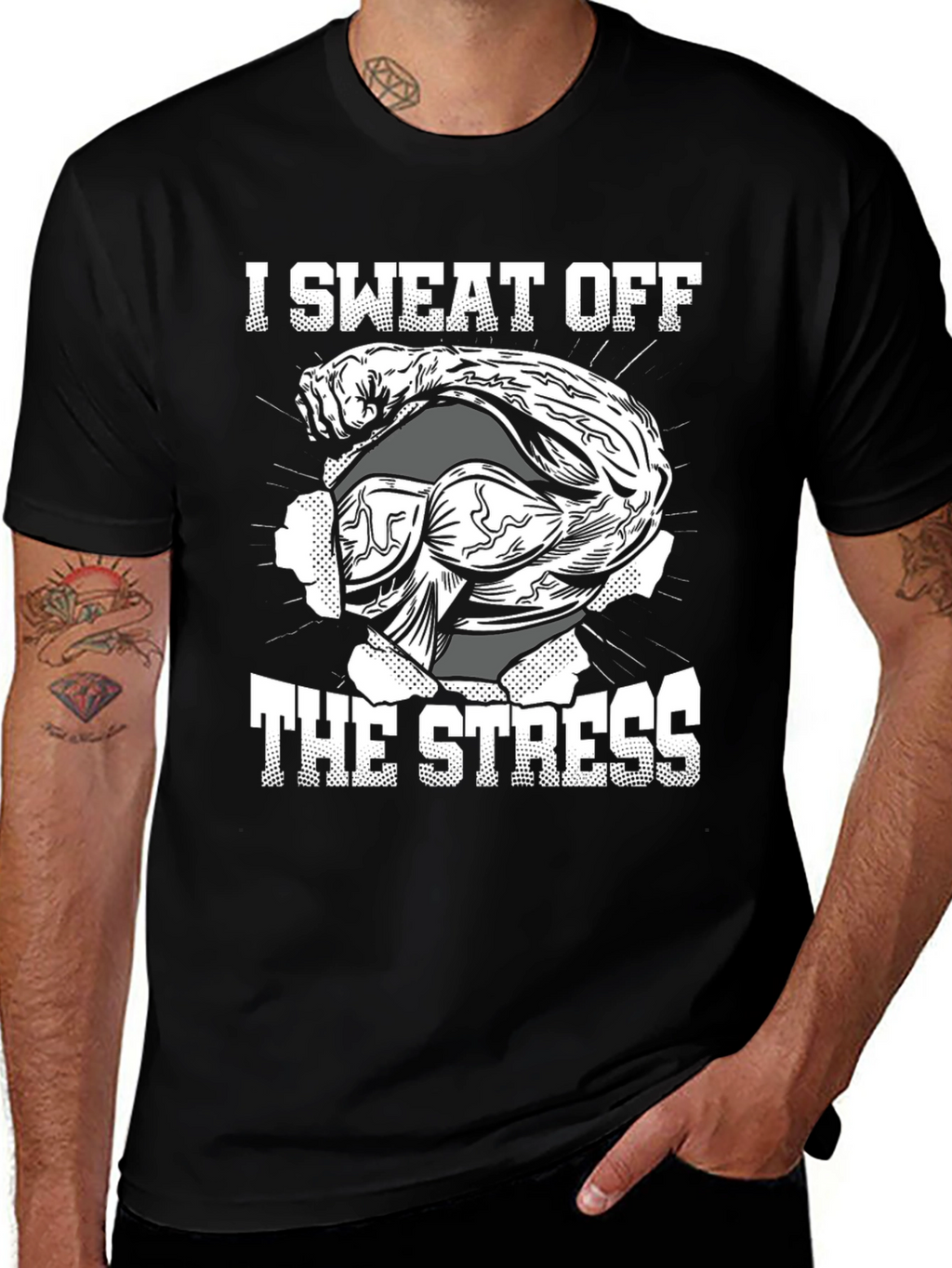 Sweat Off the Stress Gym T-Shirt