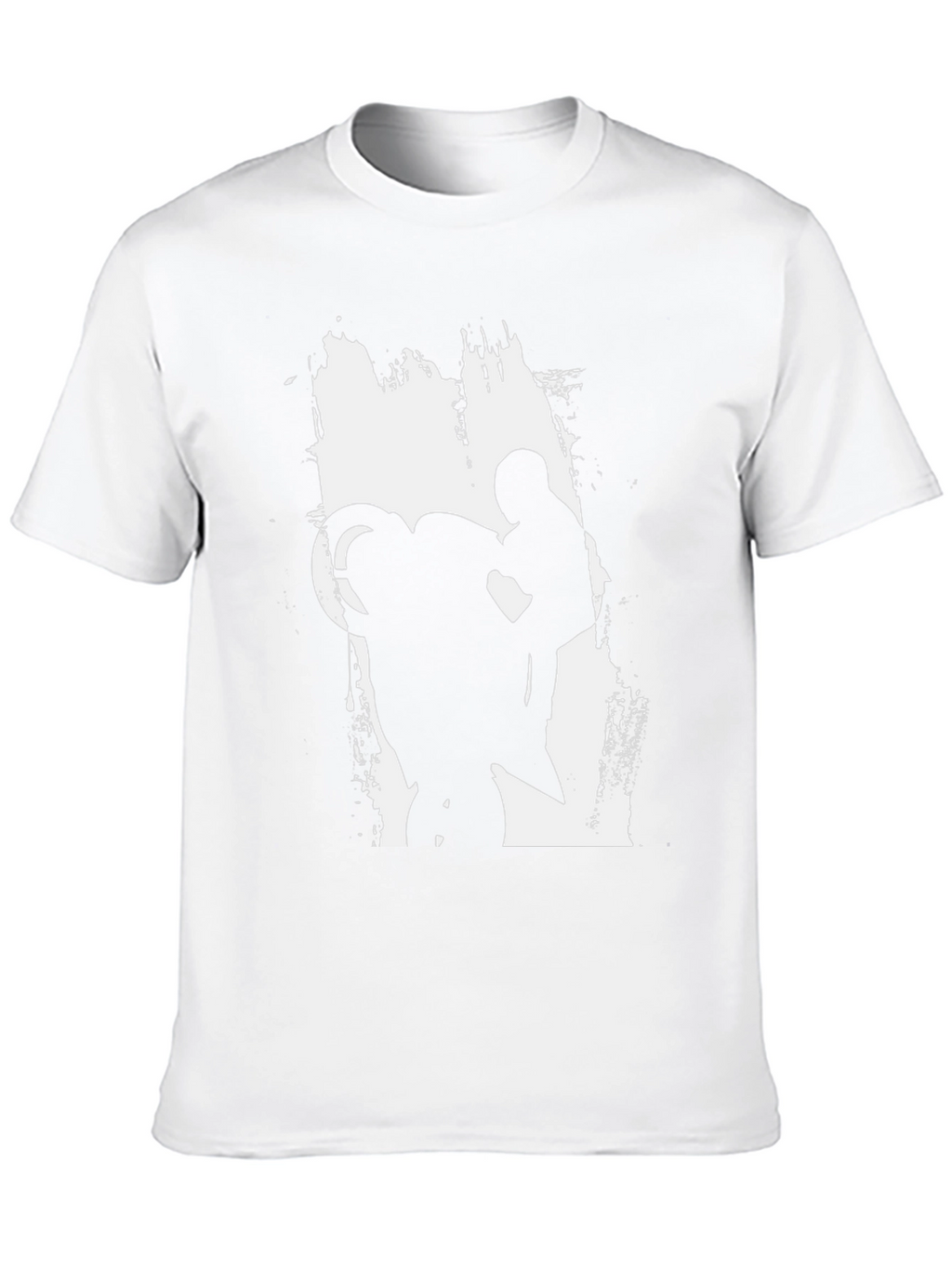 Motorcycle Wheelie Graphic Tee - Black