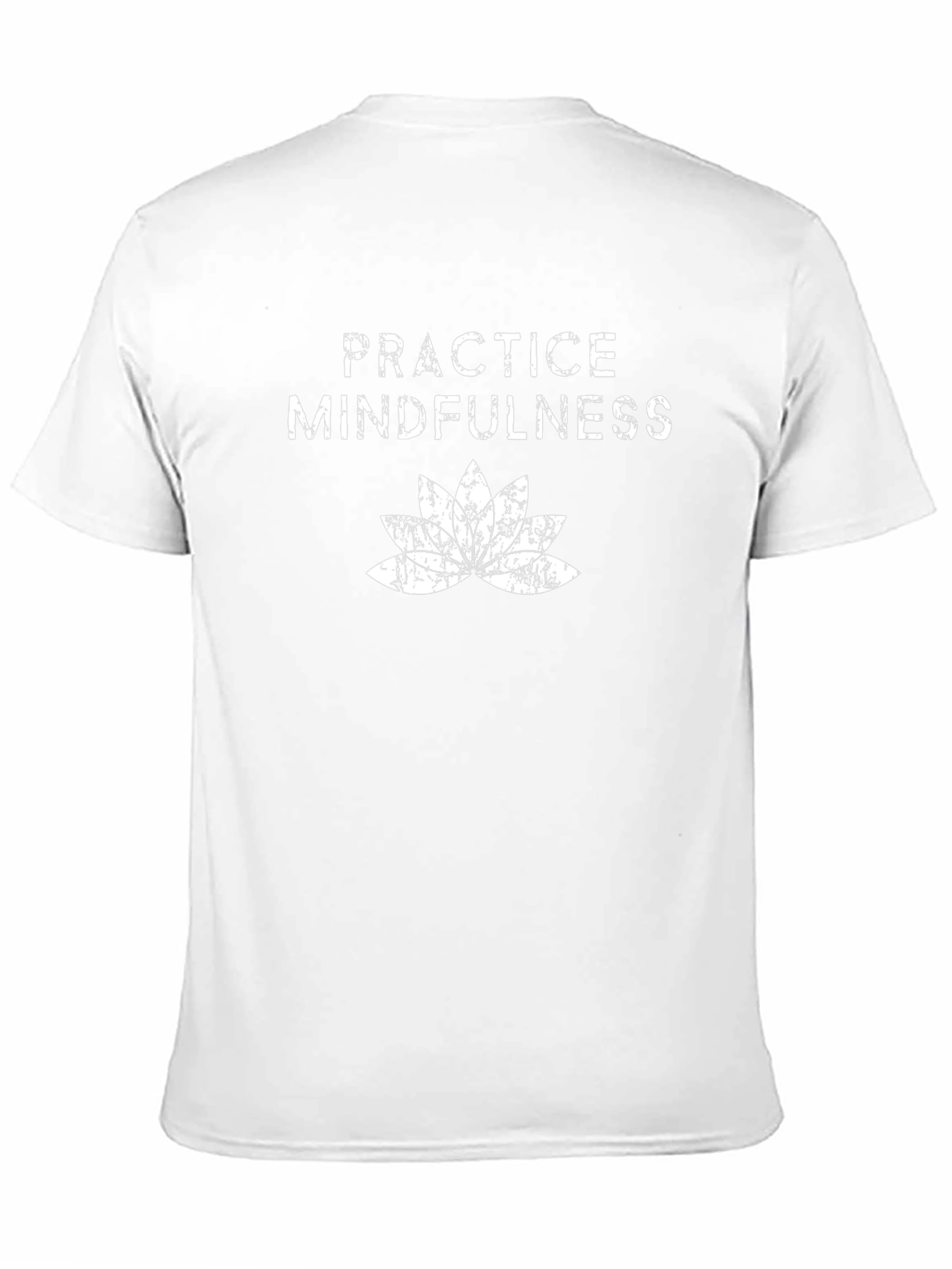 Mindfulness Lotus Graphic T-Shirt - Black