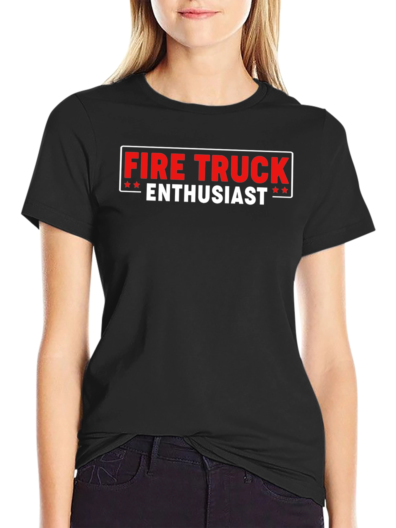 Fire Truck Enthusiast Graphic T-Shirt