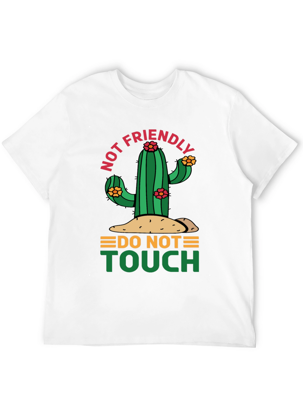 Not Friendly Cactus Graphic Tee