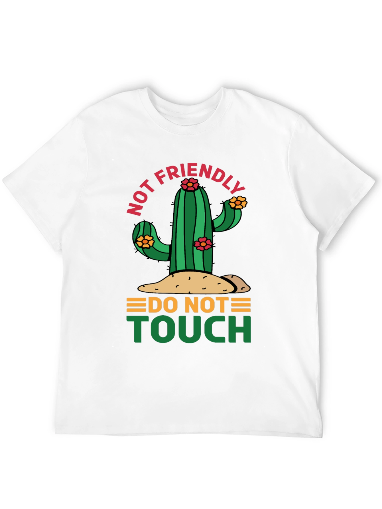 Not Friendly Cactus Graphic Tee