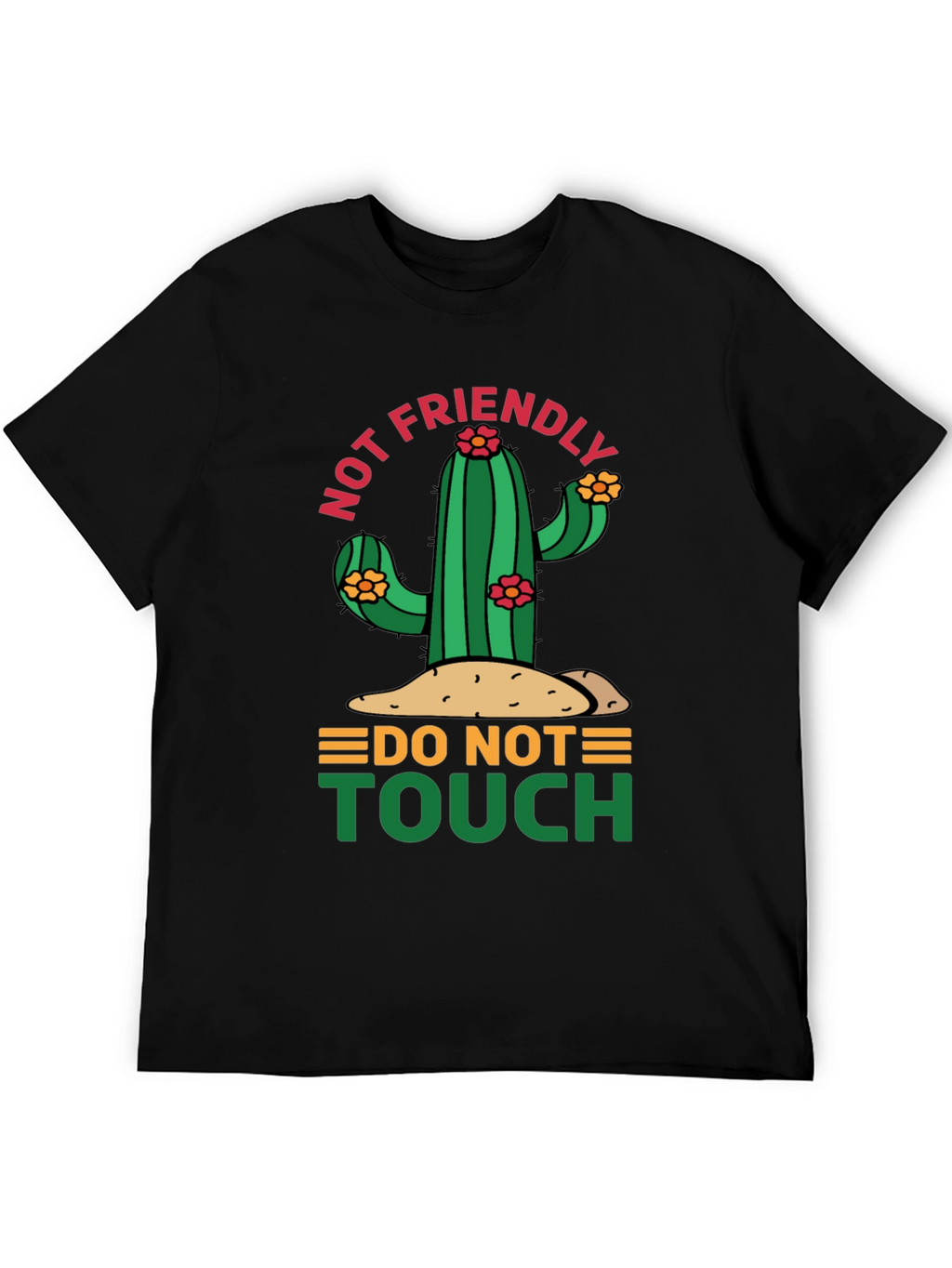 Not Friendly Cactus Graphic Tee