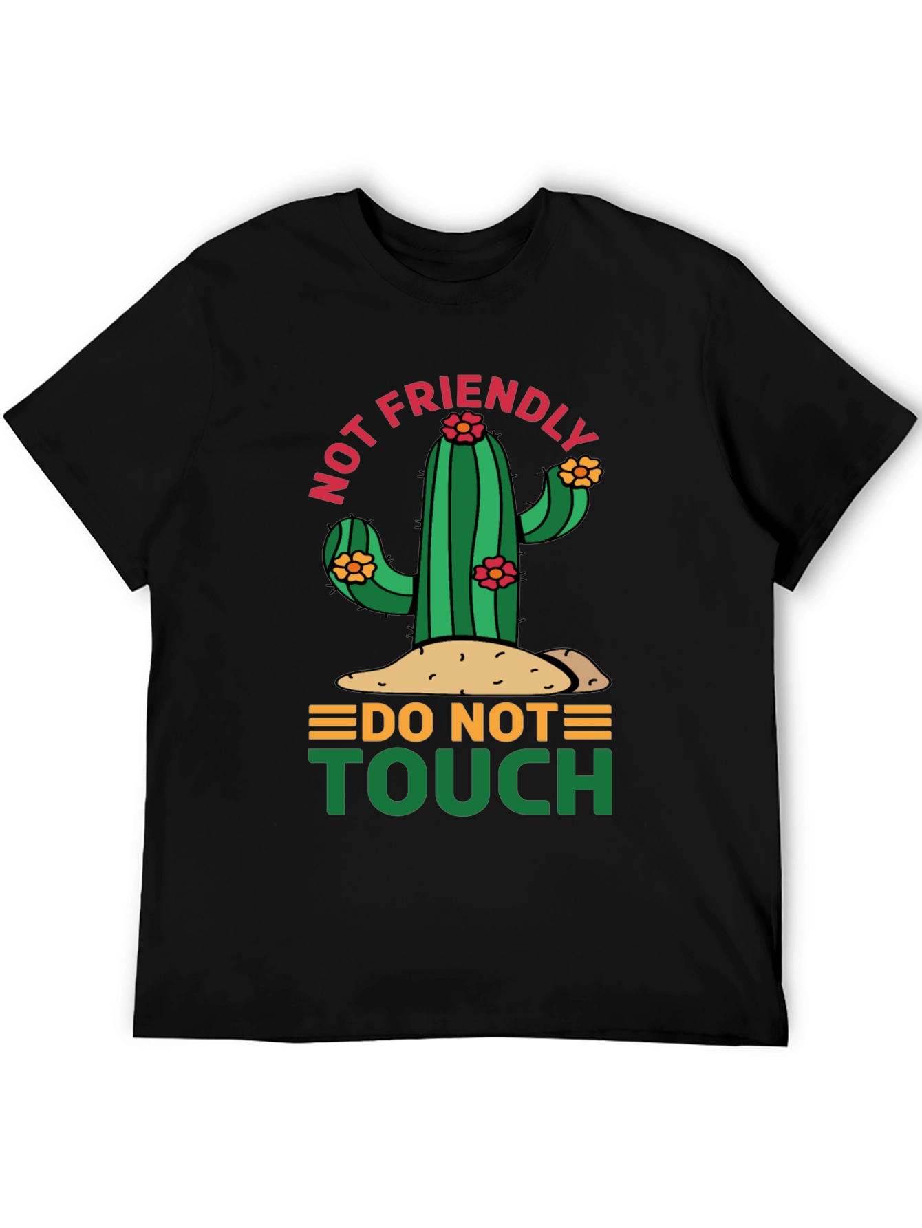 Not Friendly Cactus Graphic Tee