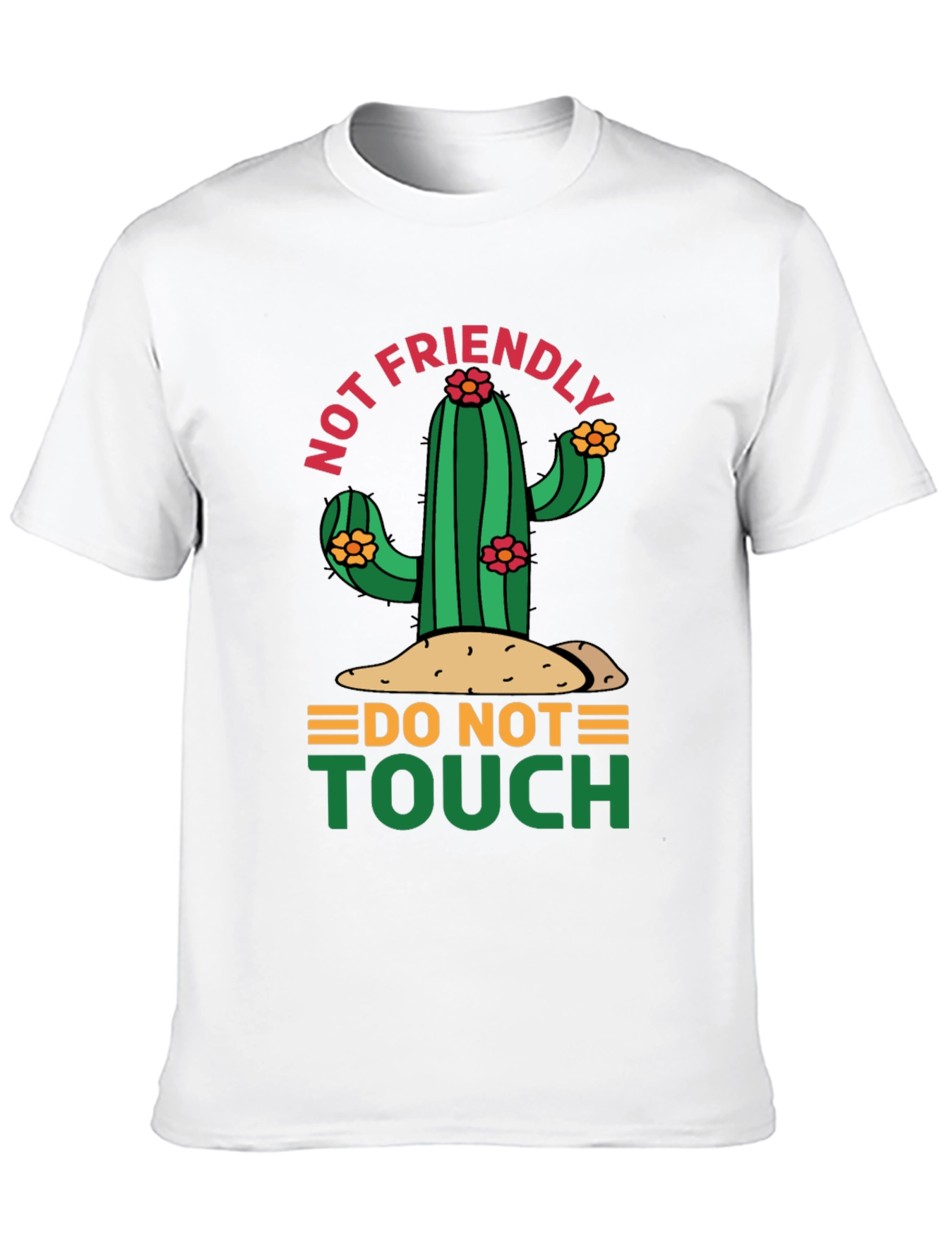 Not Friendly Cactus Graphic Tee