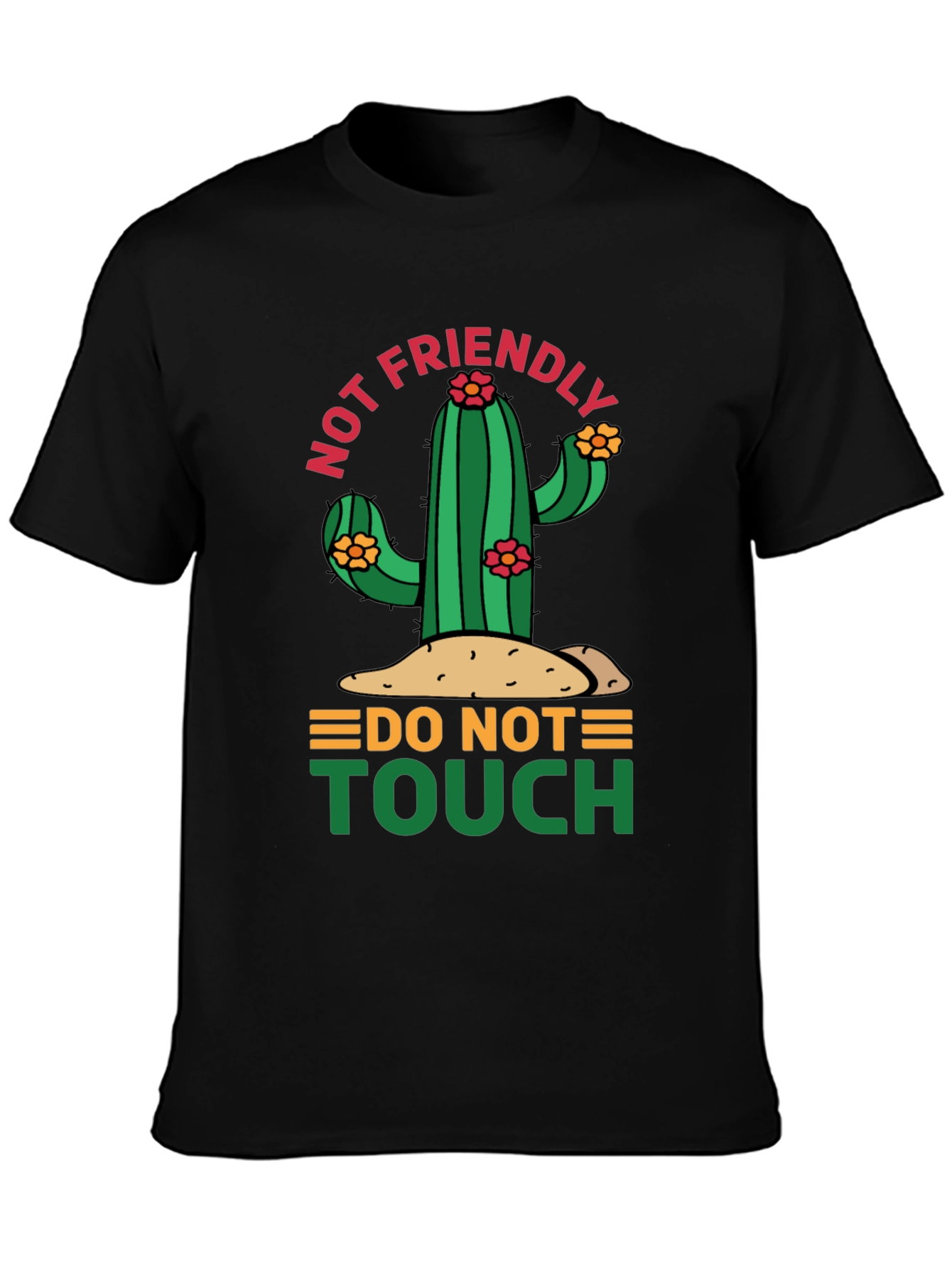 Not Friendly Cactus Graphic Tee
