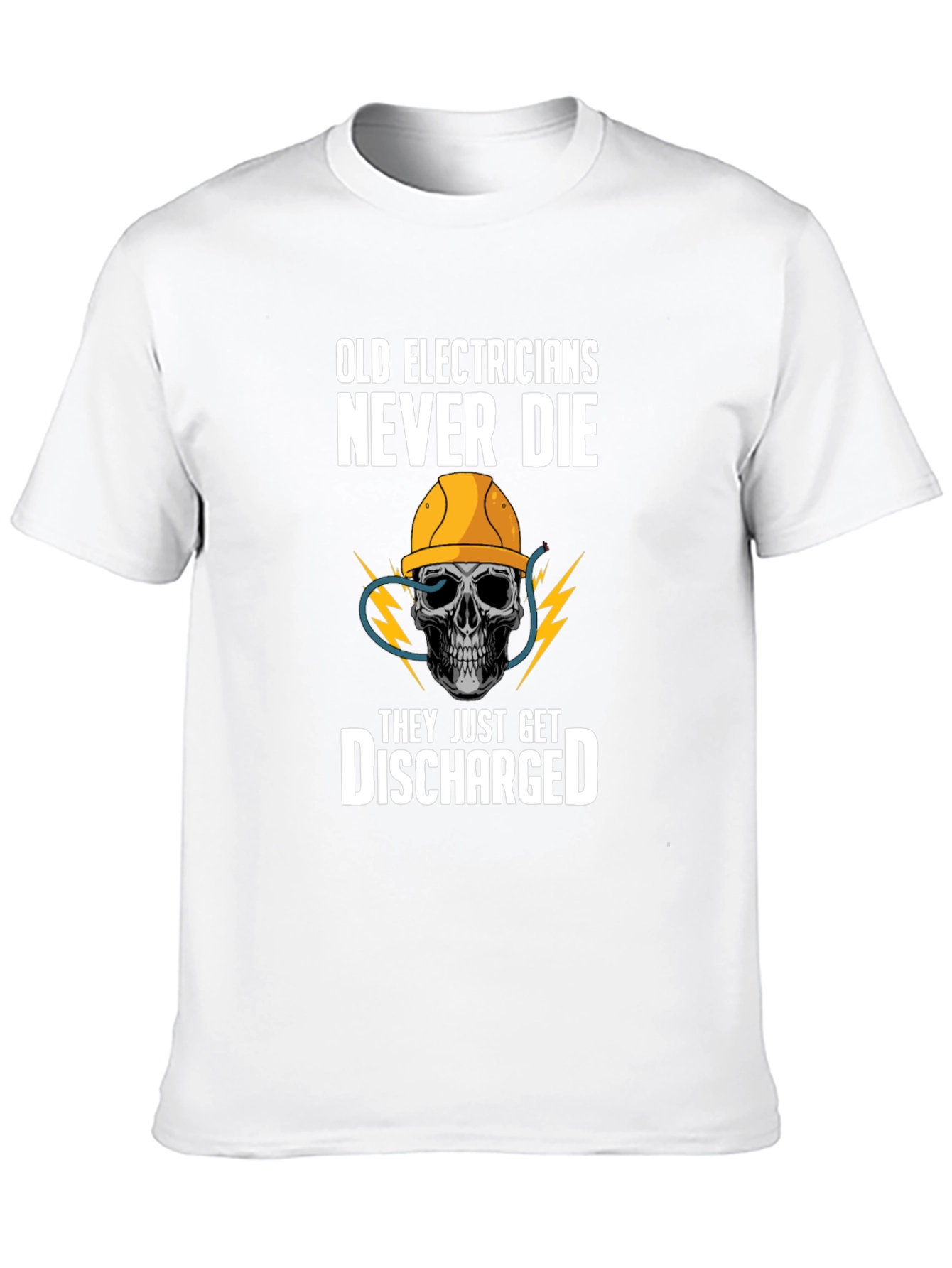 Old Electricians Never Die T-Shirt
