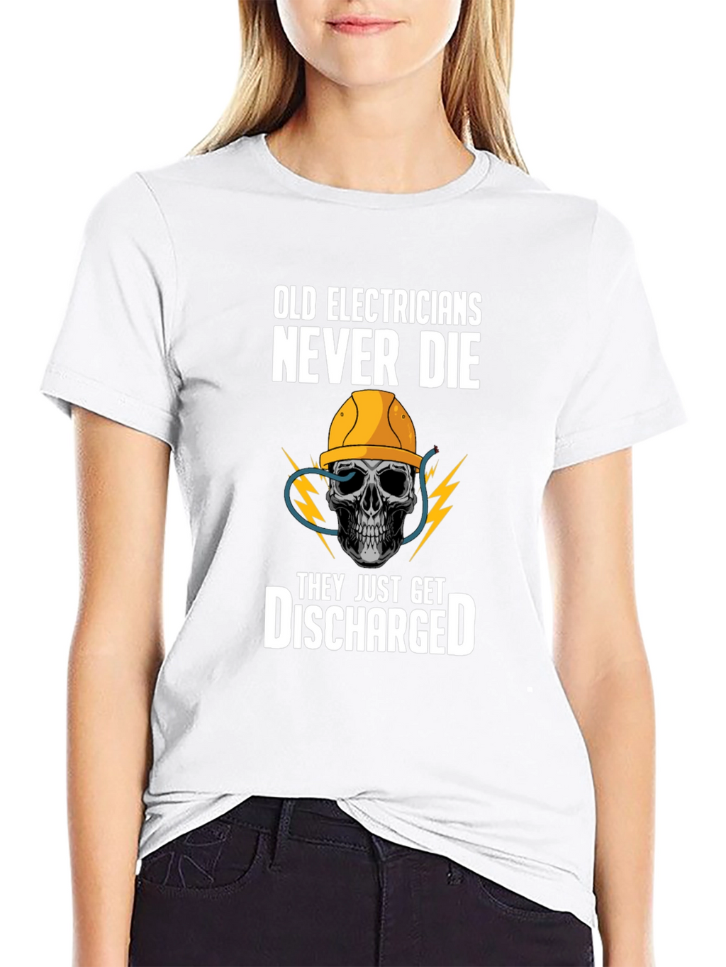 Old Electricians Never Die T-Shirt