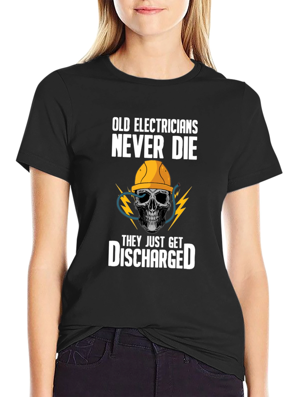 Old Electricians Never Die T-Shirt