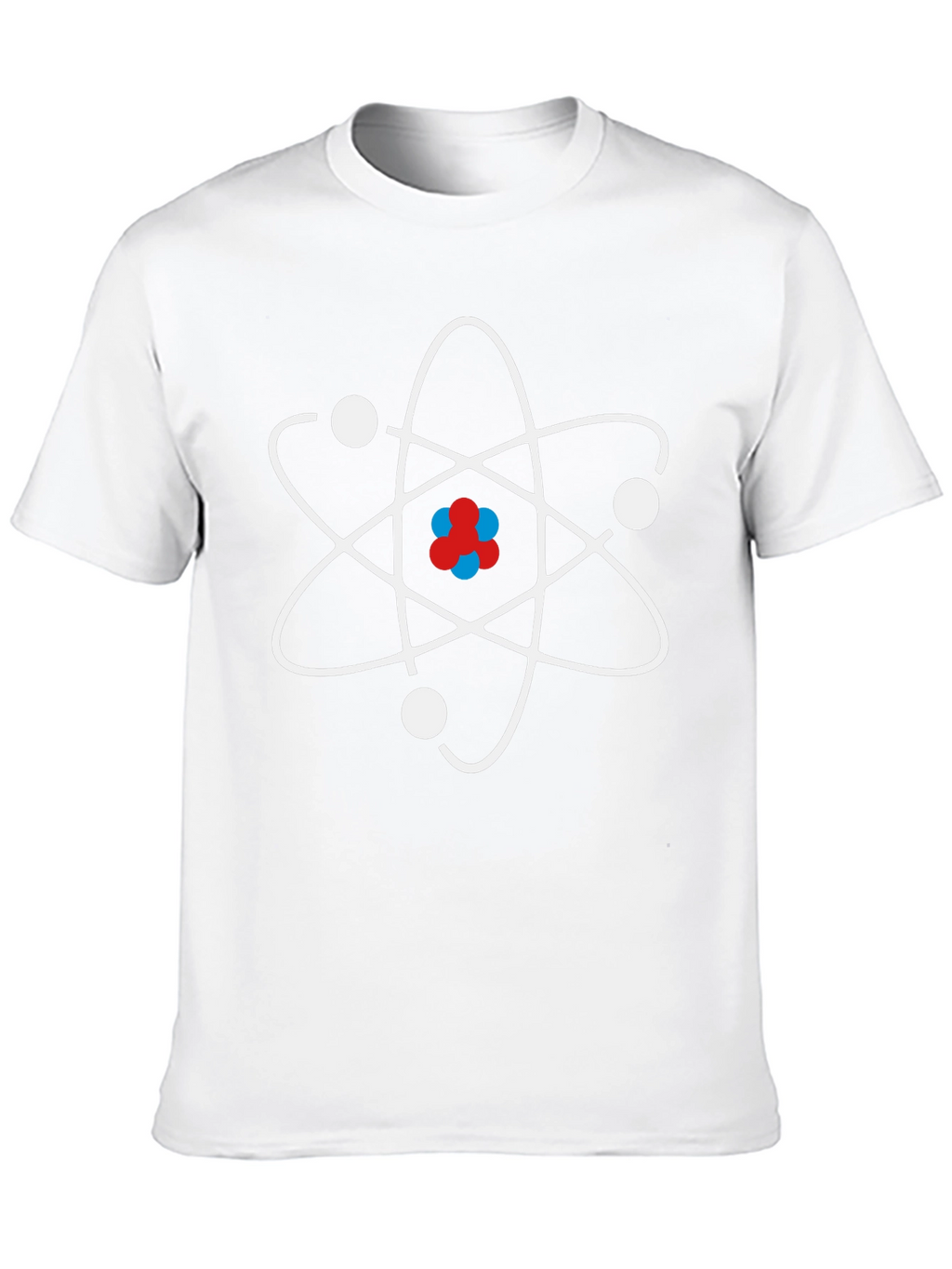 Atom Design Black T-Shirt - Science Geek Style