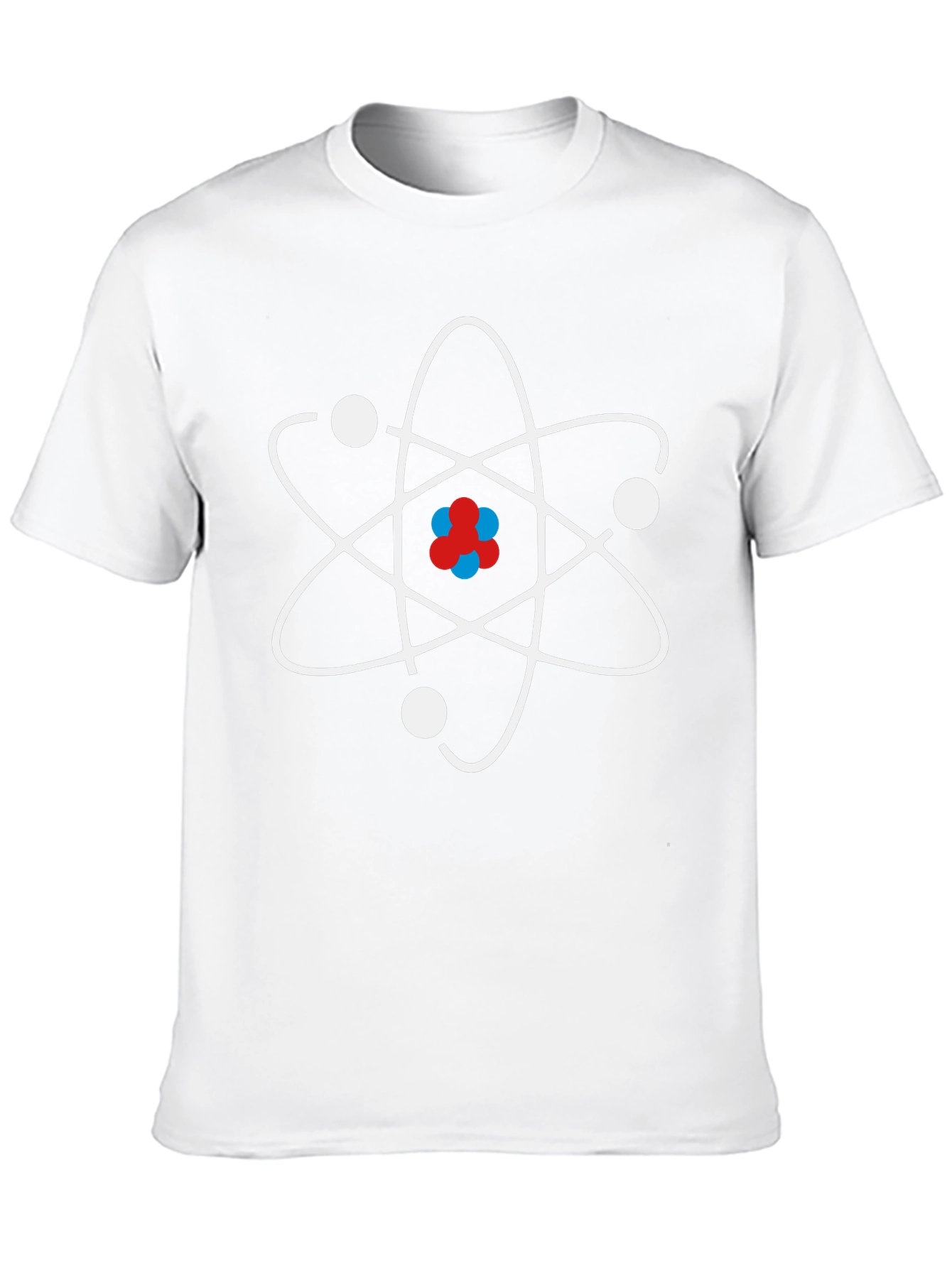 Atom Design Black T-Shirt - Science Geek Style