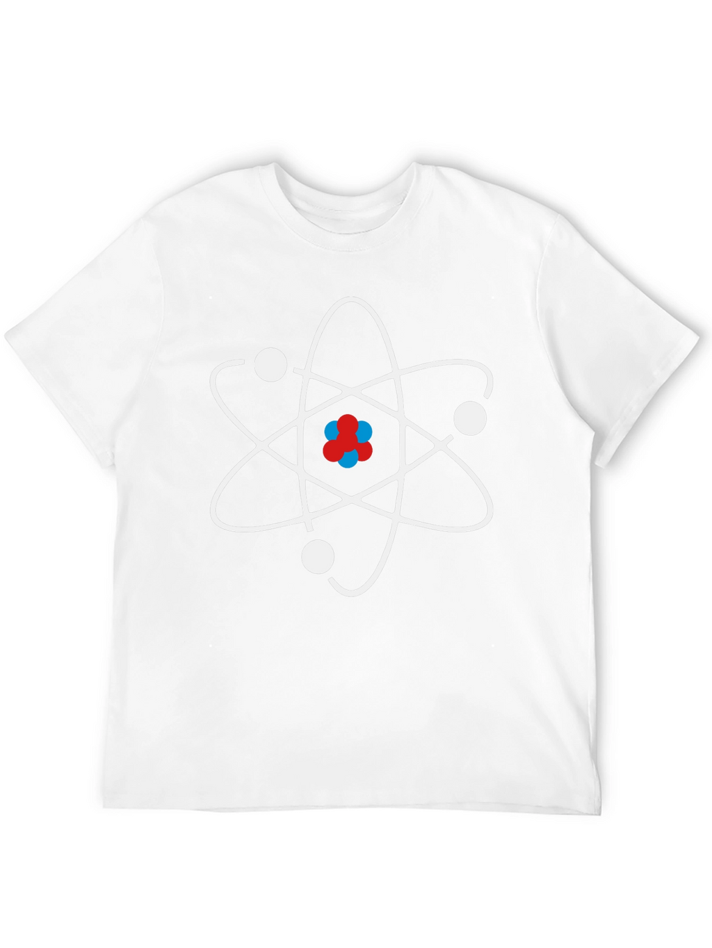 Atom Design Black T-Shirt - Science Geek Style