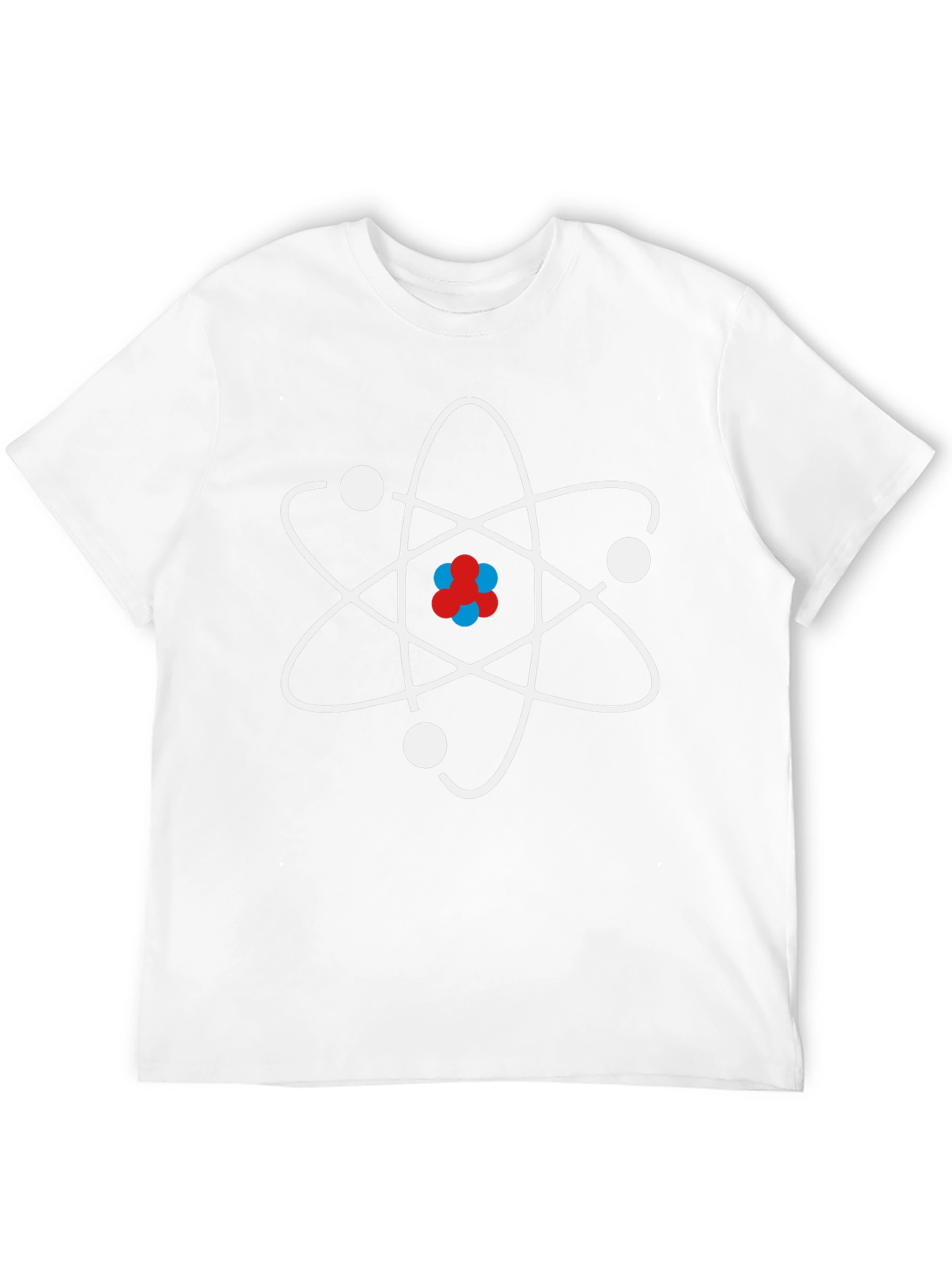 Atom Design Black T-Shirt - Science Geek Style