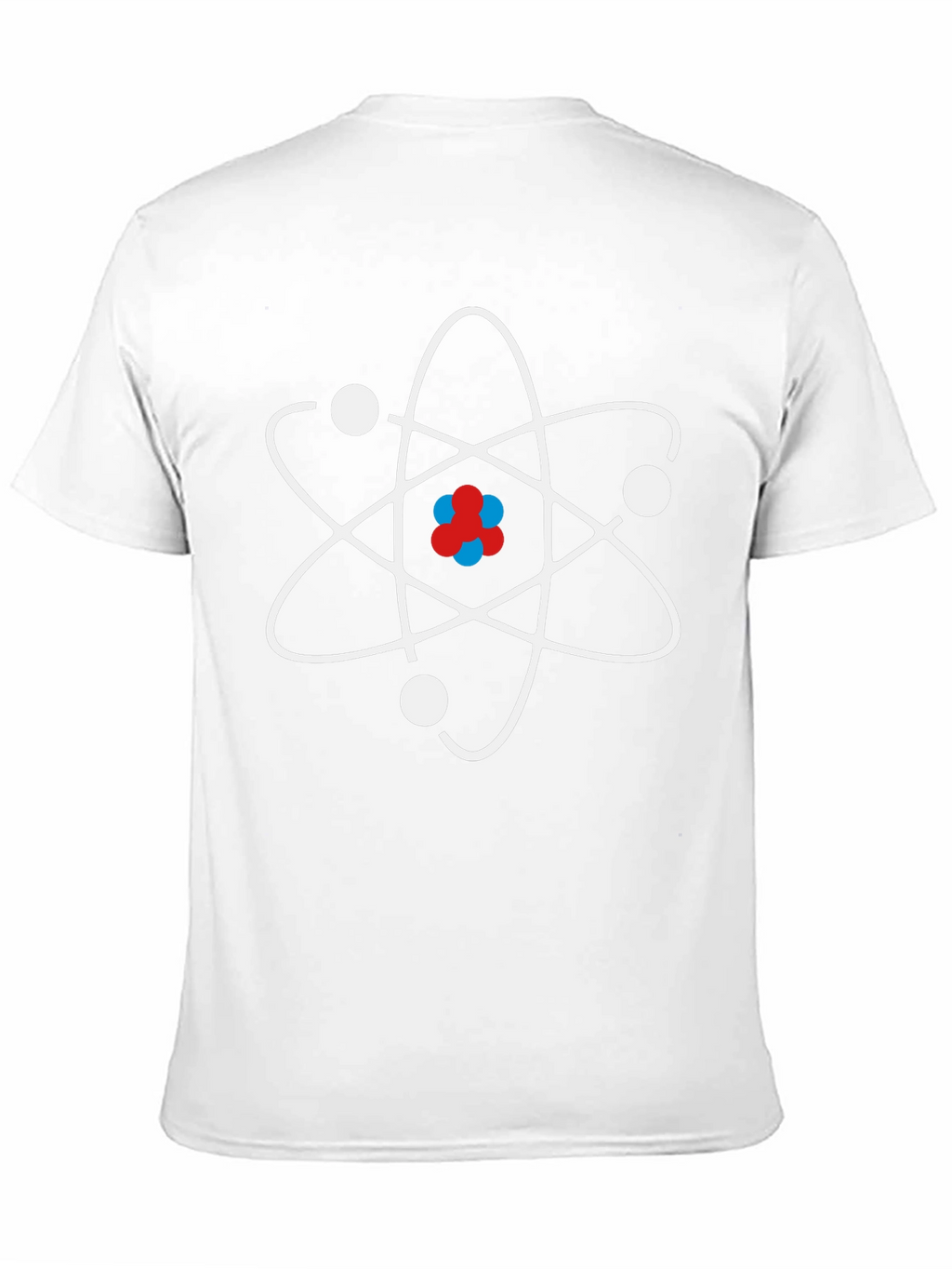 Atom Design Black T-Shirt - Science Geek Style