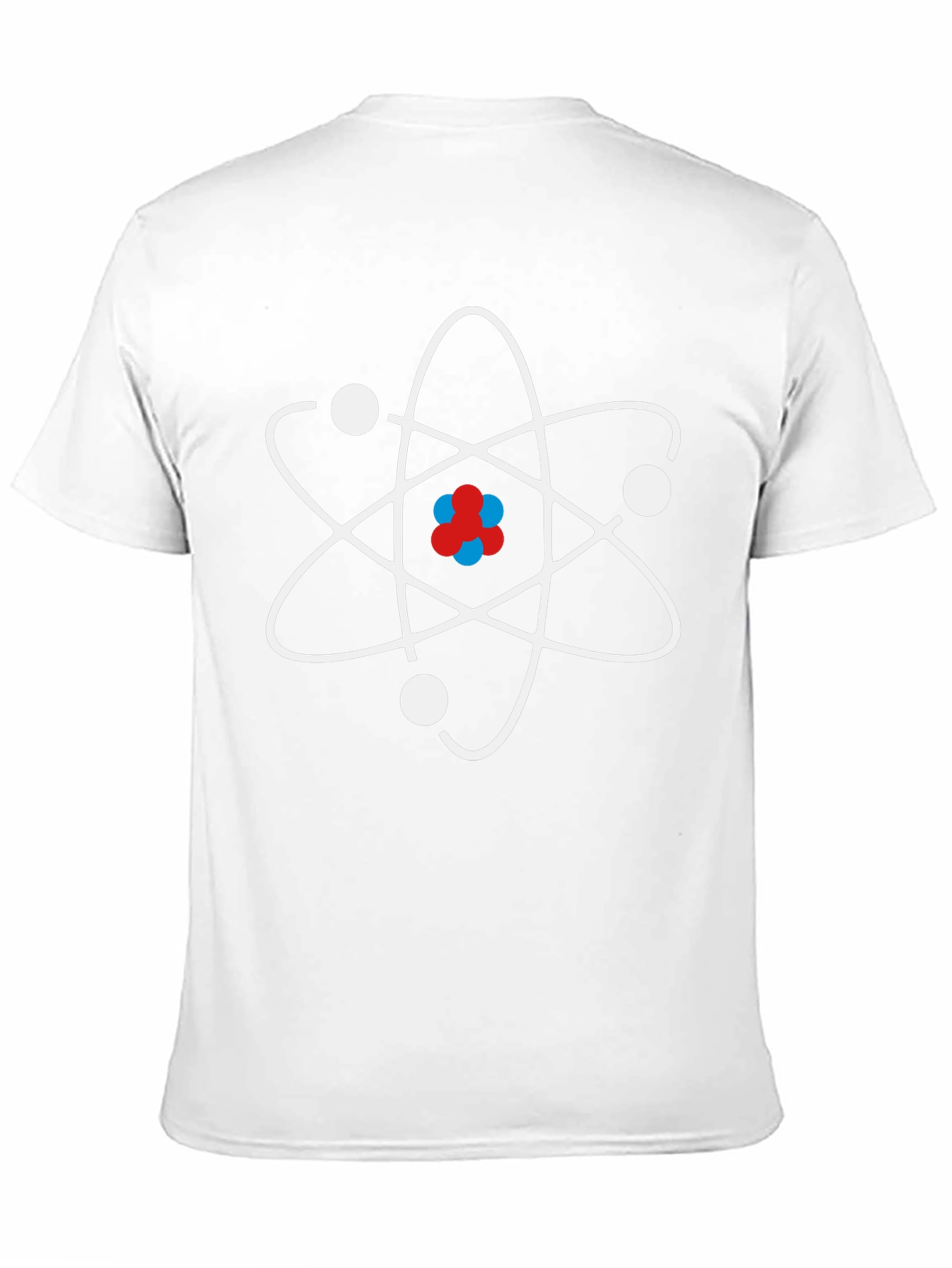 Atom Design Black T-Shirt - Science Geek Style