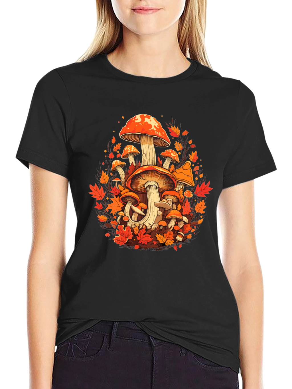 Autumn Mushroom Graphic Tee