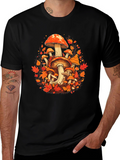 Autumn Mushroom Graphic Tee