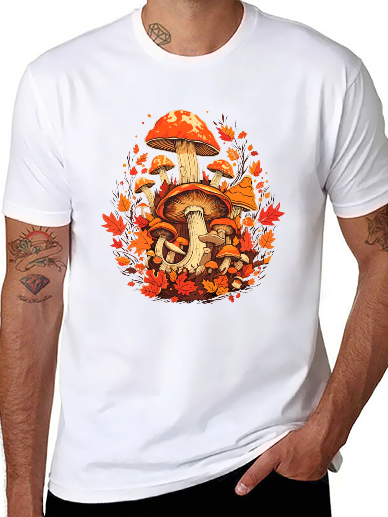 Autumn Mushroom Graphic Tee