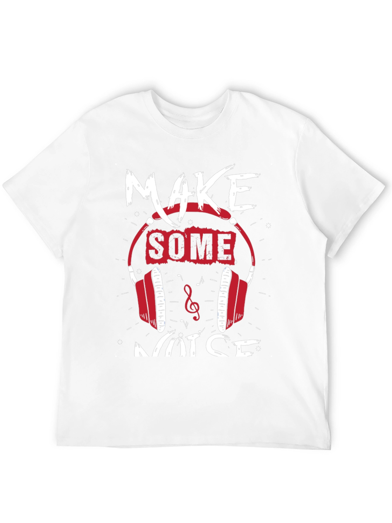 Make Some Noise Graphic Tee - Music Lover Shirt