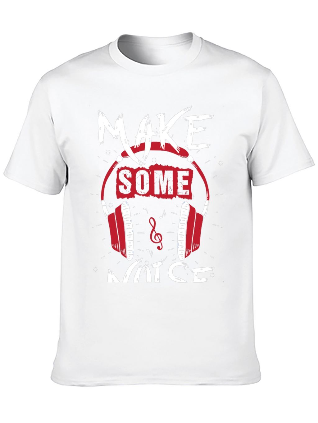 Make Some Noise Graphic Tee - Music Lover Shirt