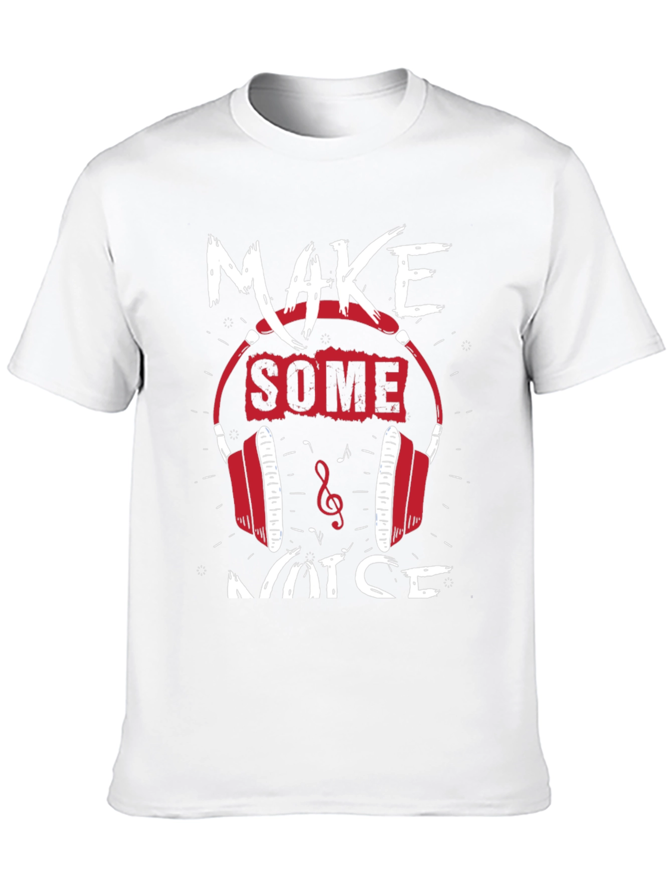 Make Some Noise Graphic Tee - Music Lover Shirt
