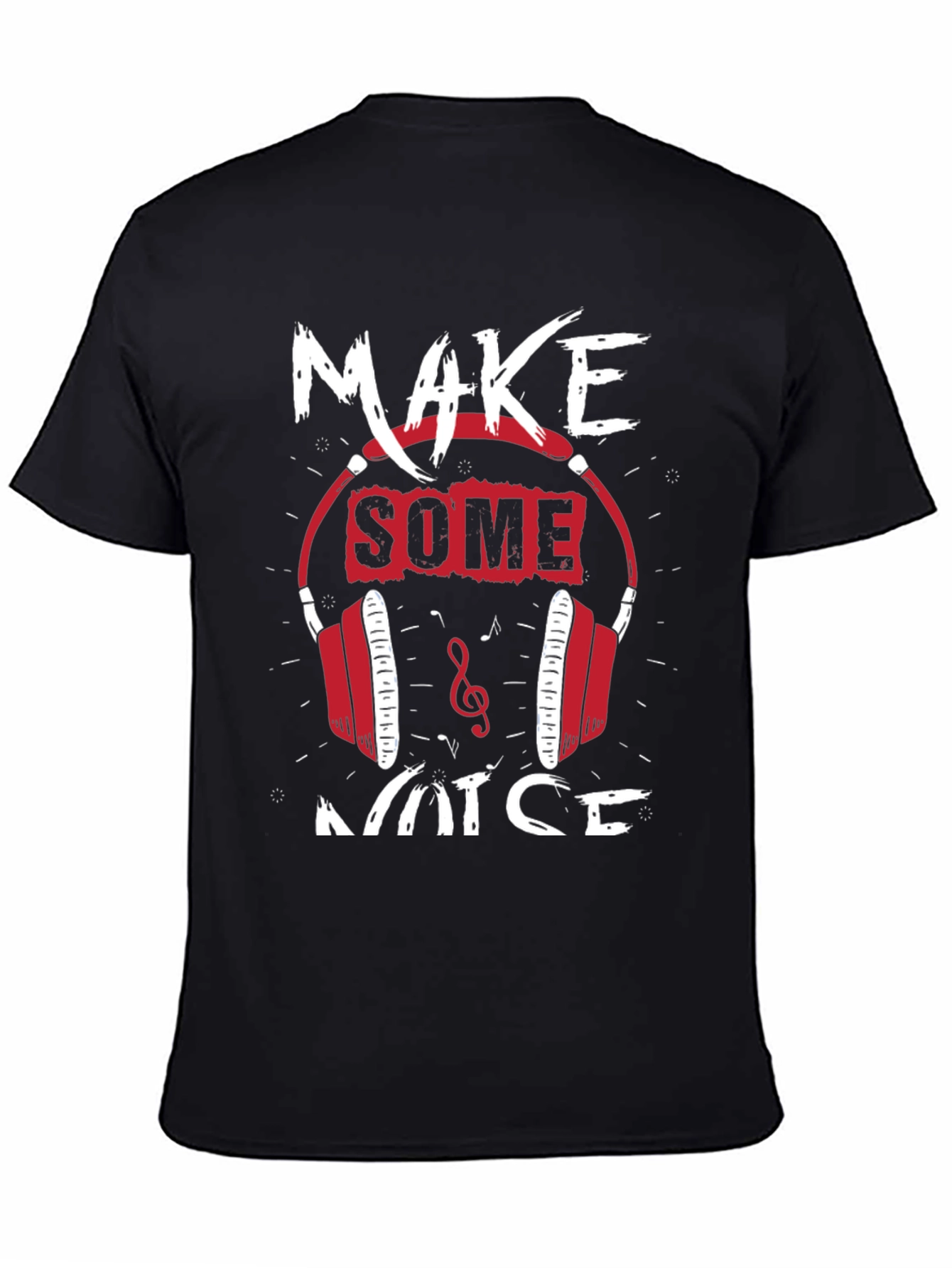 Make Some Noise Graphic Tee - Music Lover Shirt