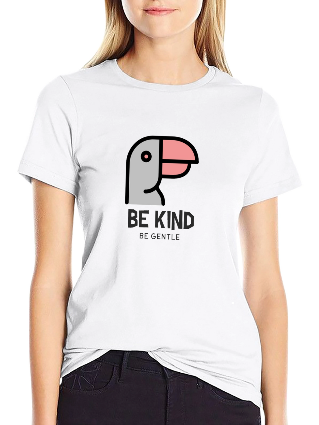 Be Kind T-Shirt - Gentle Bird Graphic Tee