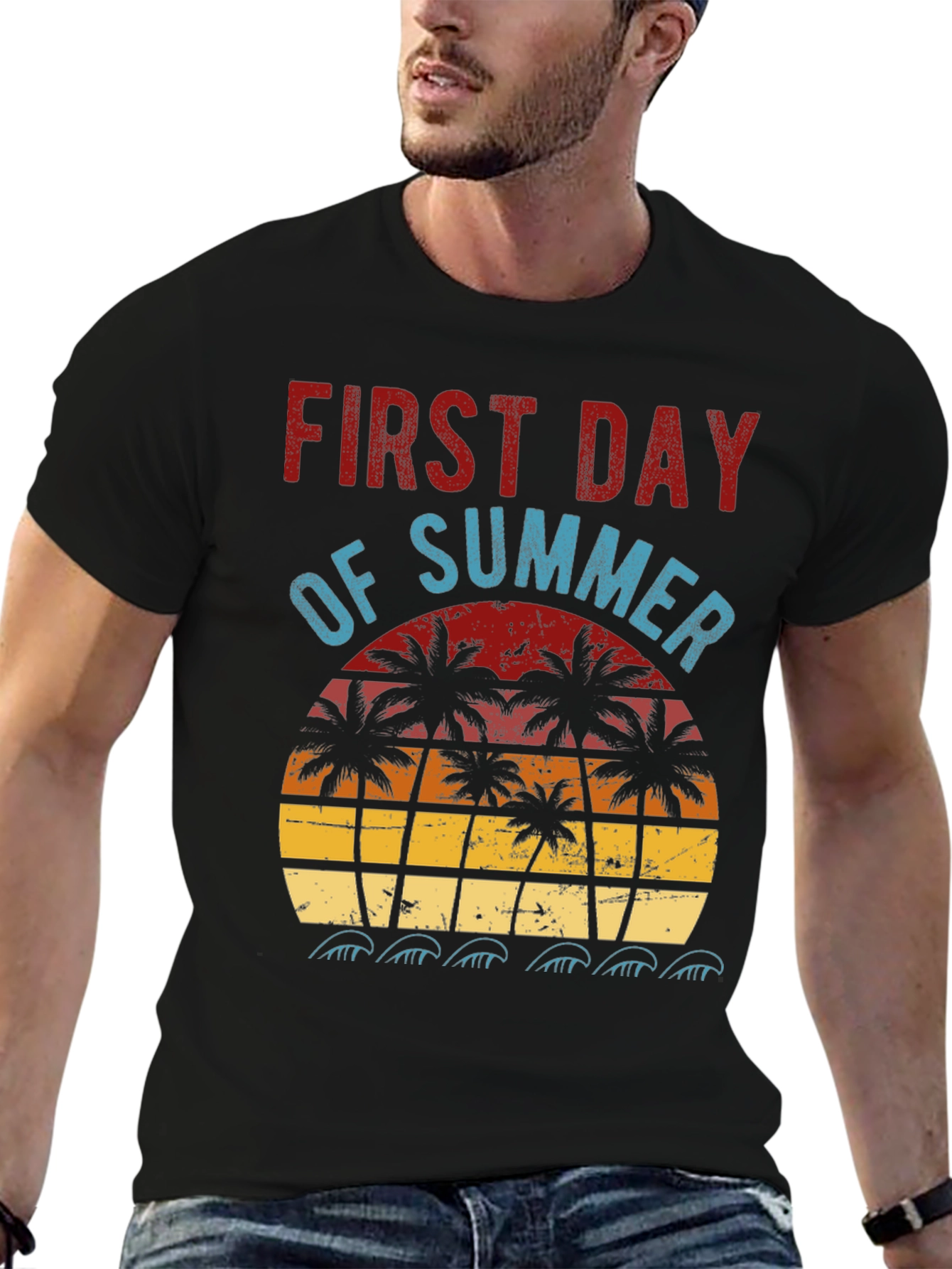First Day of Summer T-Shirt - Beach Vibes