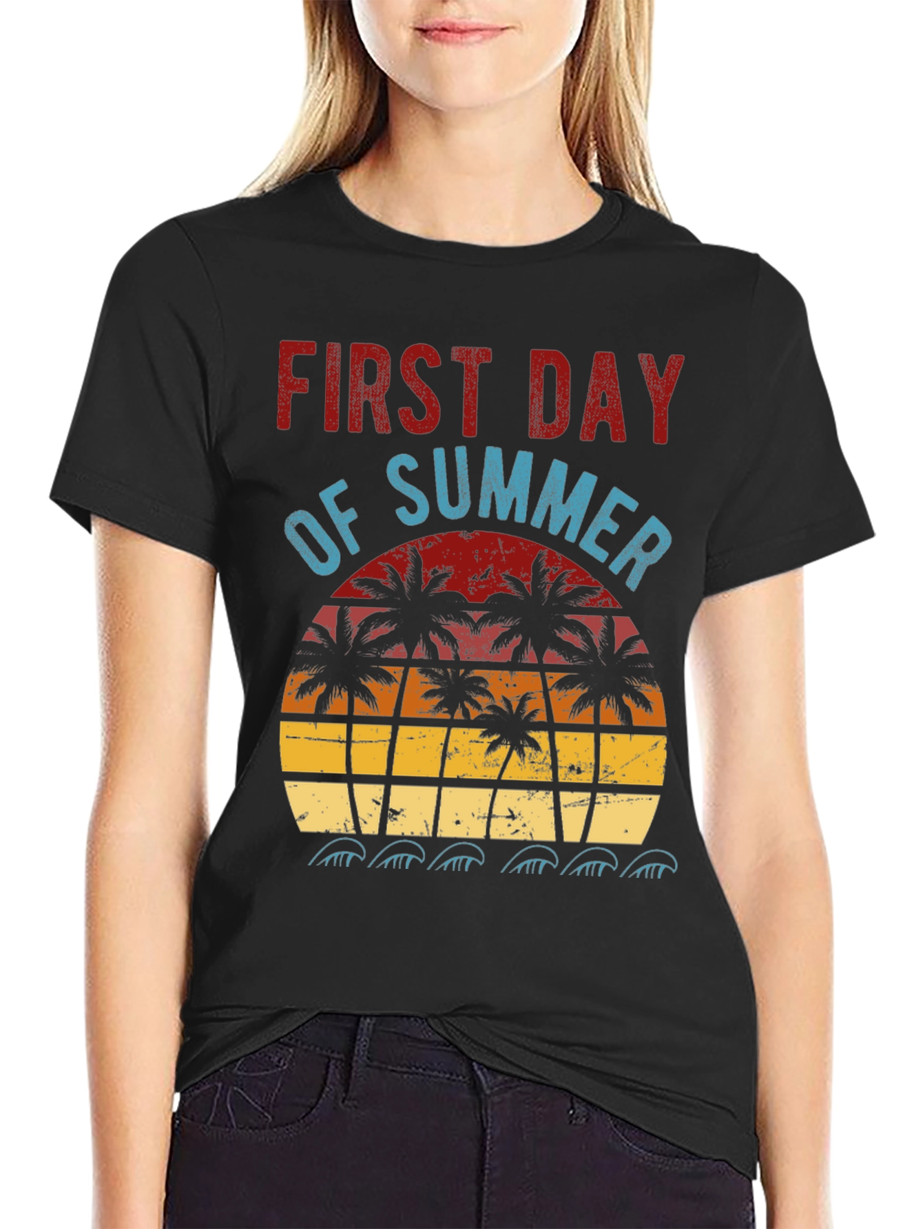 First Day of Summer T-Shirt - Beach Vibes
