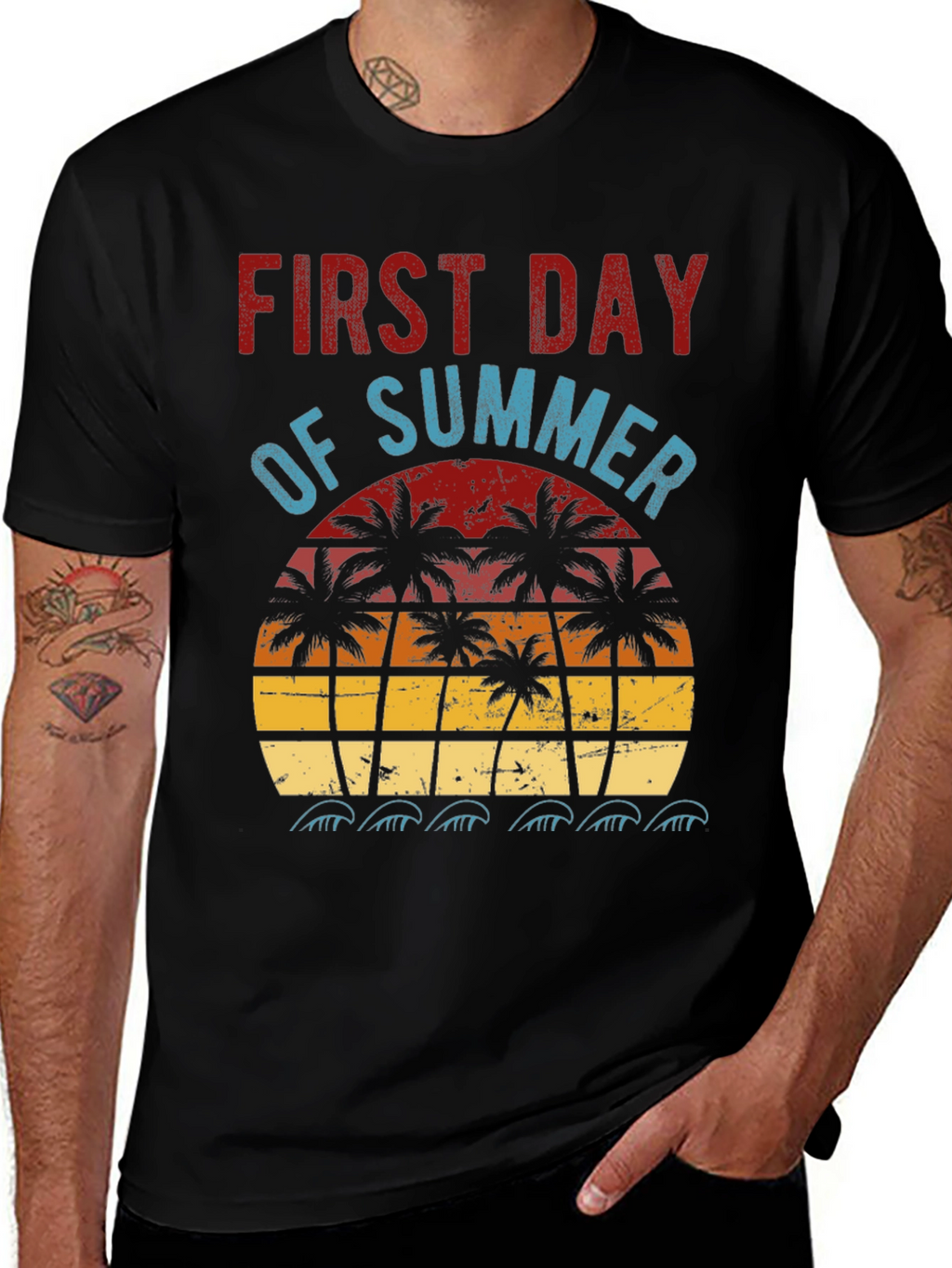 First Day of Summer T-Shirt - Beach Vibes
