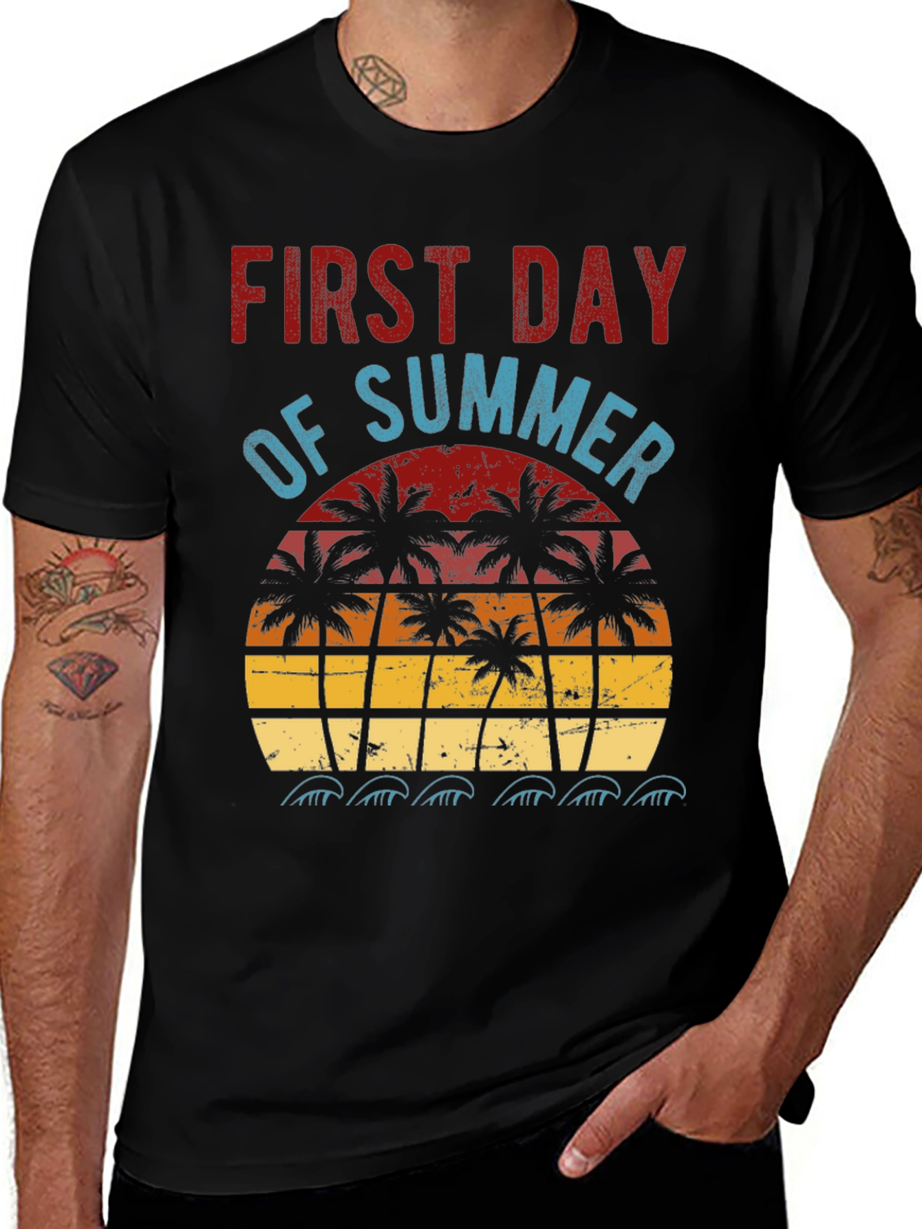 First Day of Summer T-Shirt - Beach Vibes