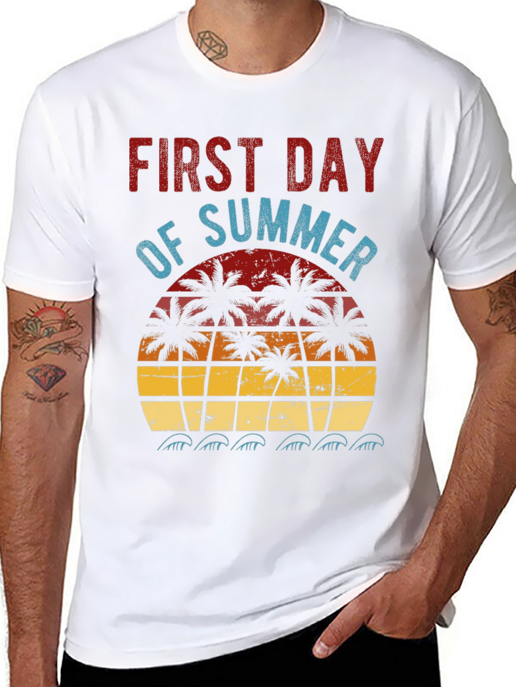 First Day of Summer T-Shirt - Beach Vibes