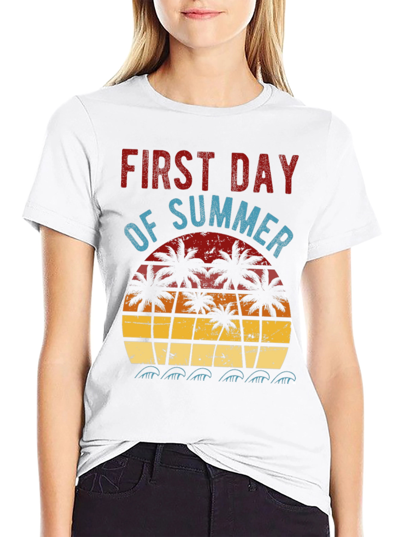 First Day of Summer T-Shirt - Beach Vibes