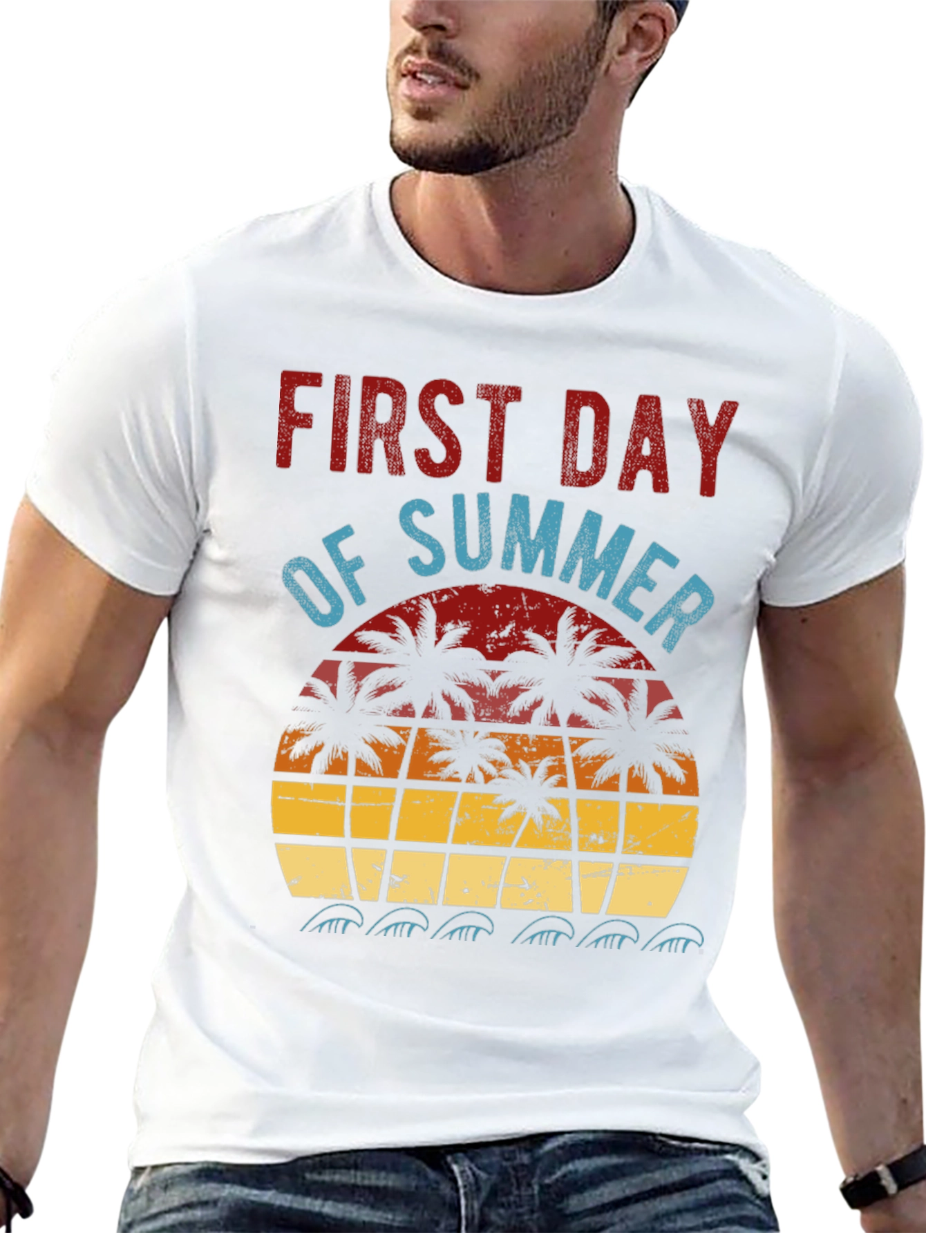 First Day of Summer T-Shirt - Beach Vibes