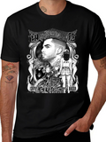 Cafe Racer Graphic T-Shirt - Black Cotton Tee