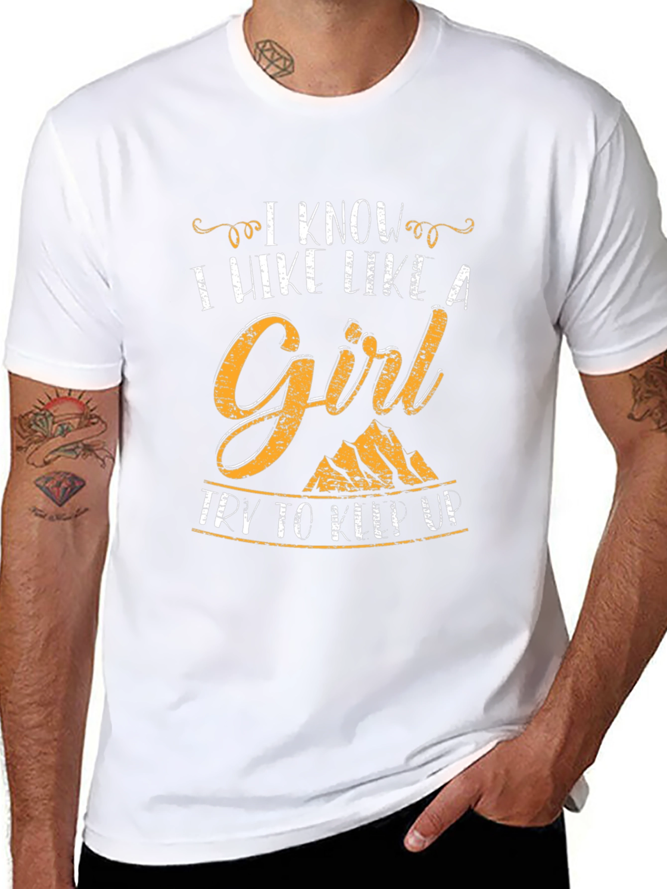 I Hike Like A Girl T-Shirt