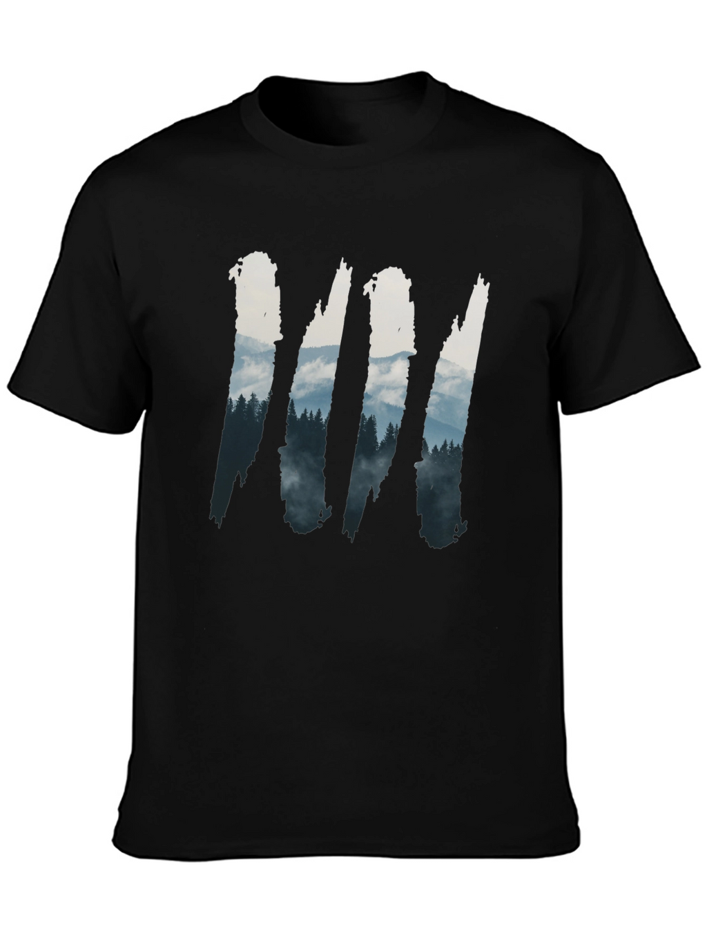 Mountainscape Graphic Print Tee