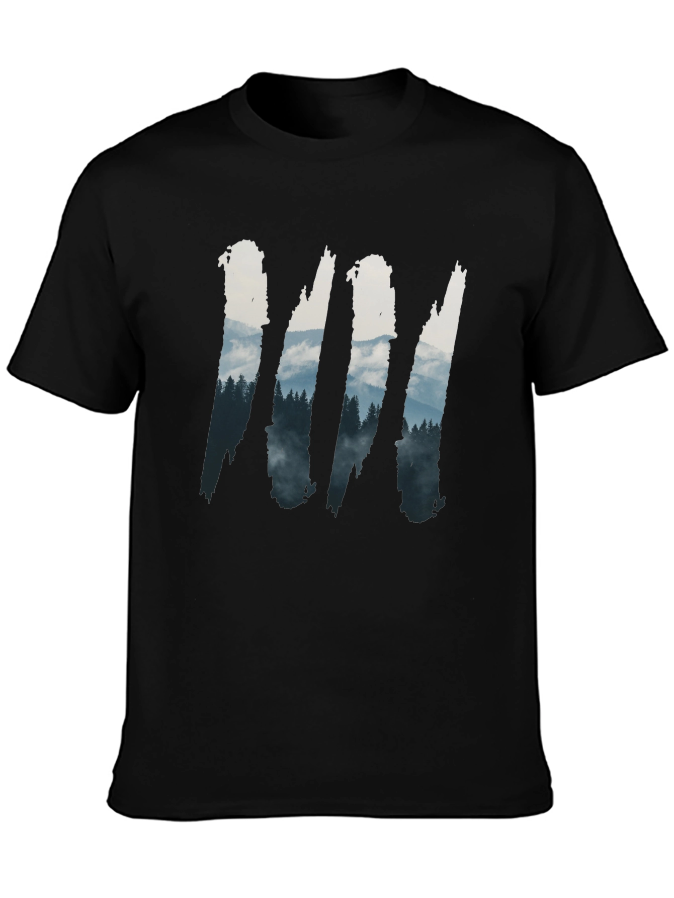 Mountainscape Graphic Print Tee