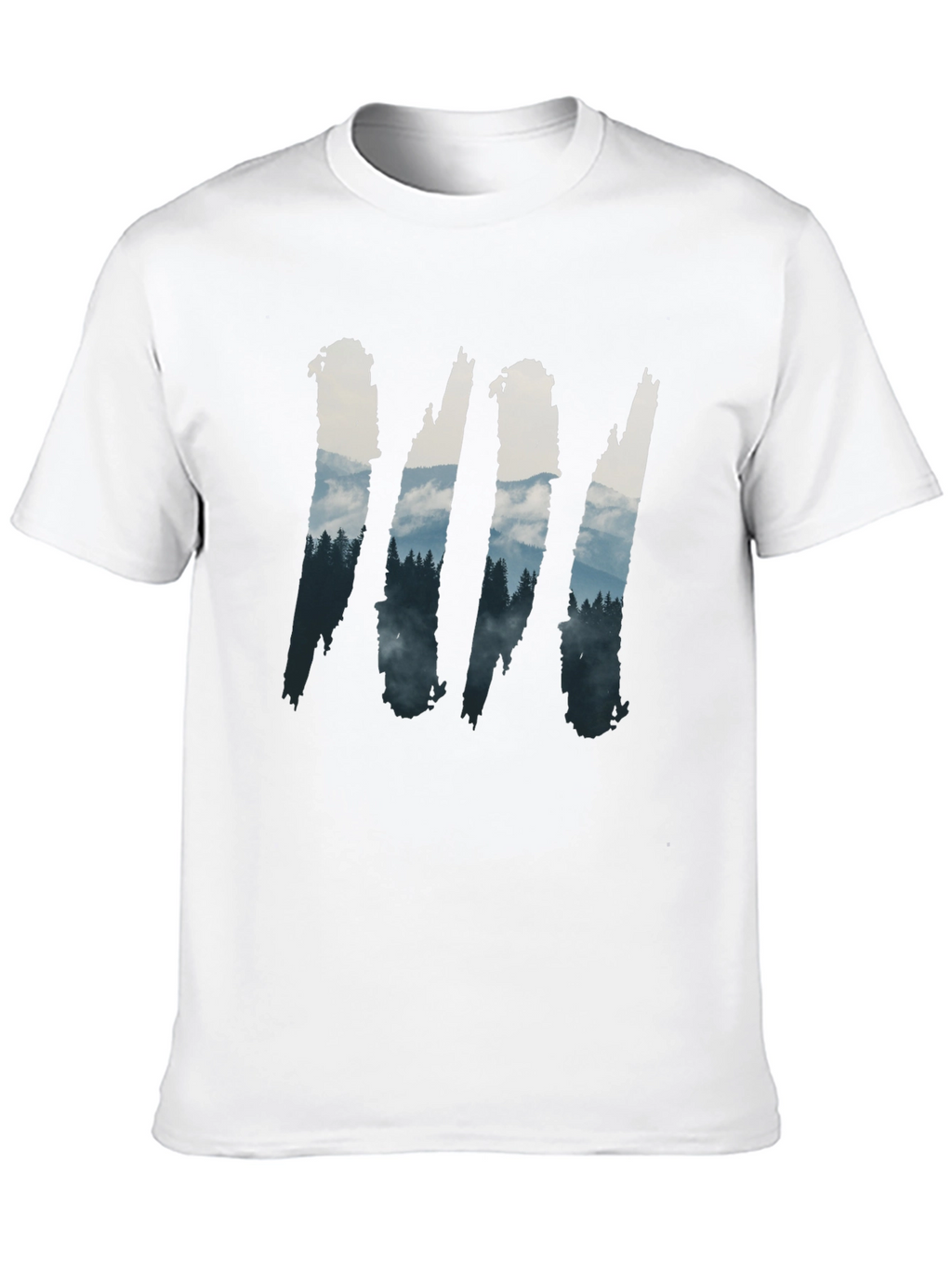 Mountainscape Graphic Print Tee