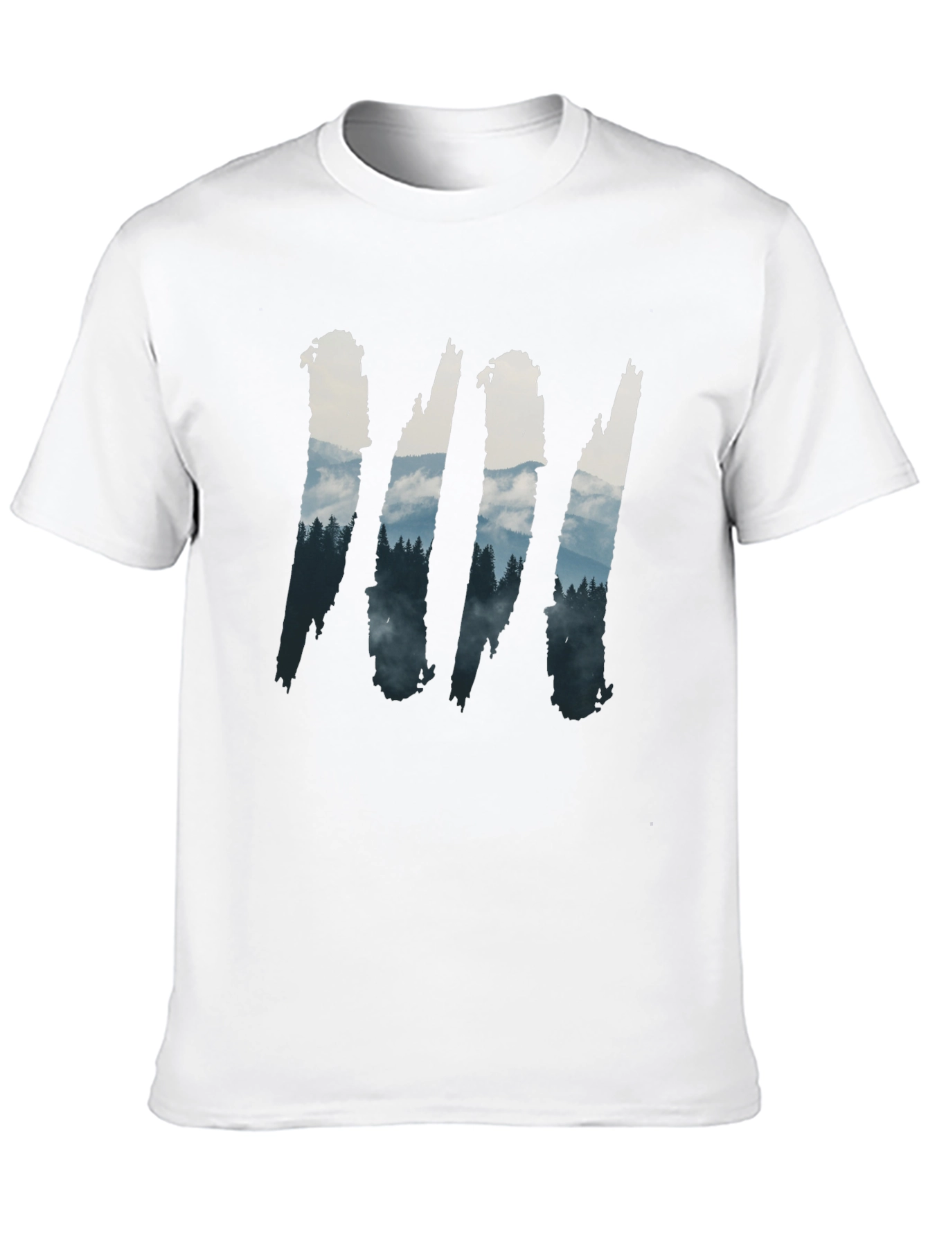 Mountainscape Graphic Print Tee