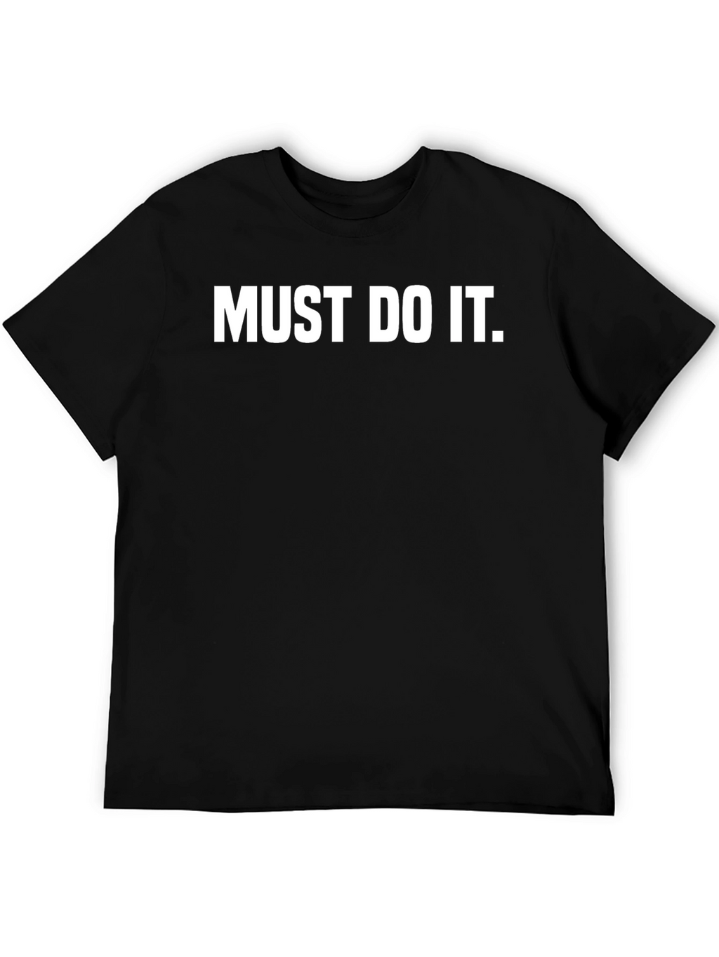 Must Do It Black Graphic Tee