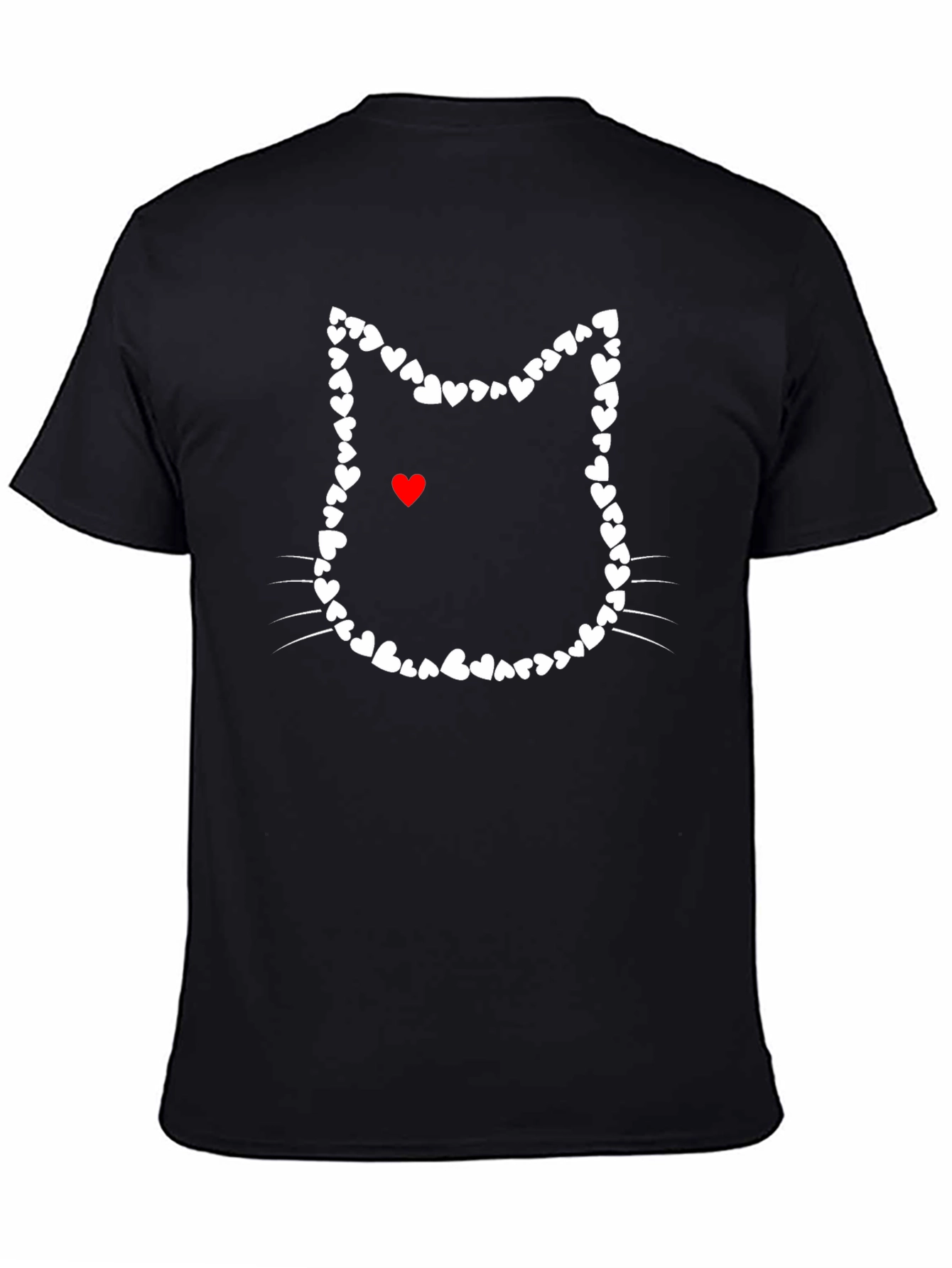 Heart Cat T-Shirt - Love Cats